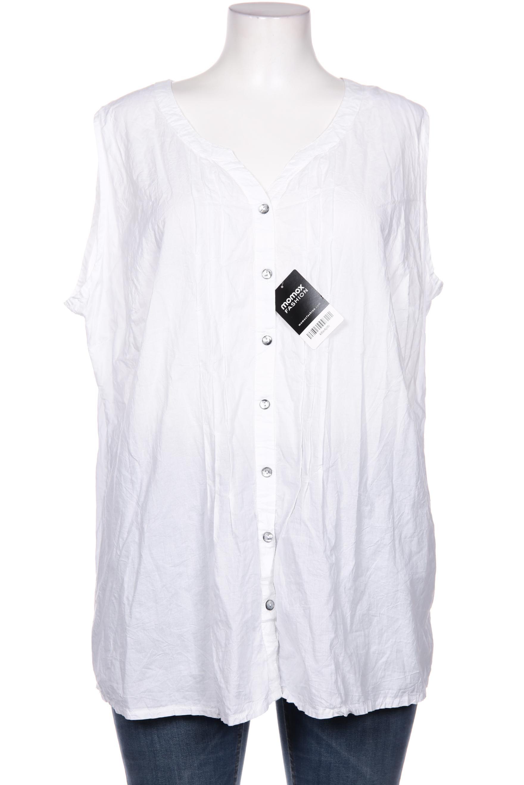

sheego Damen Bluse, weiß, Gr. 52