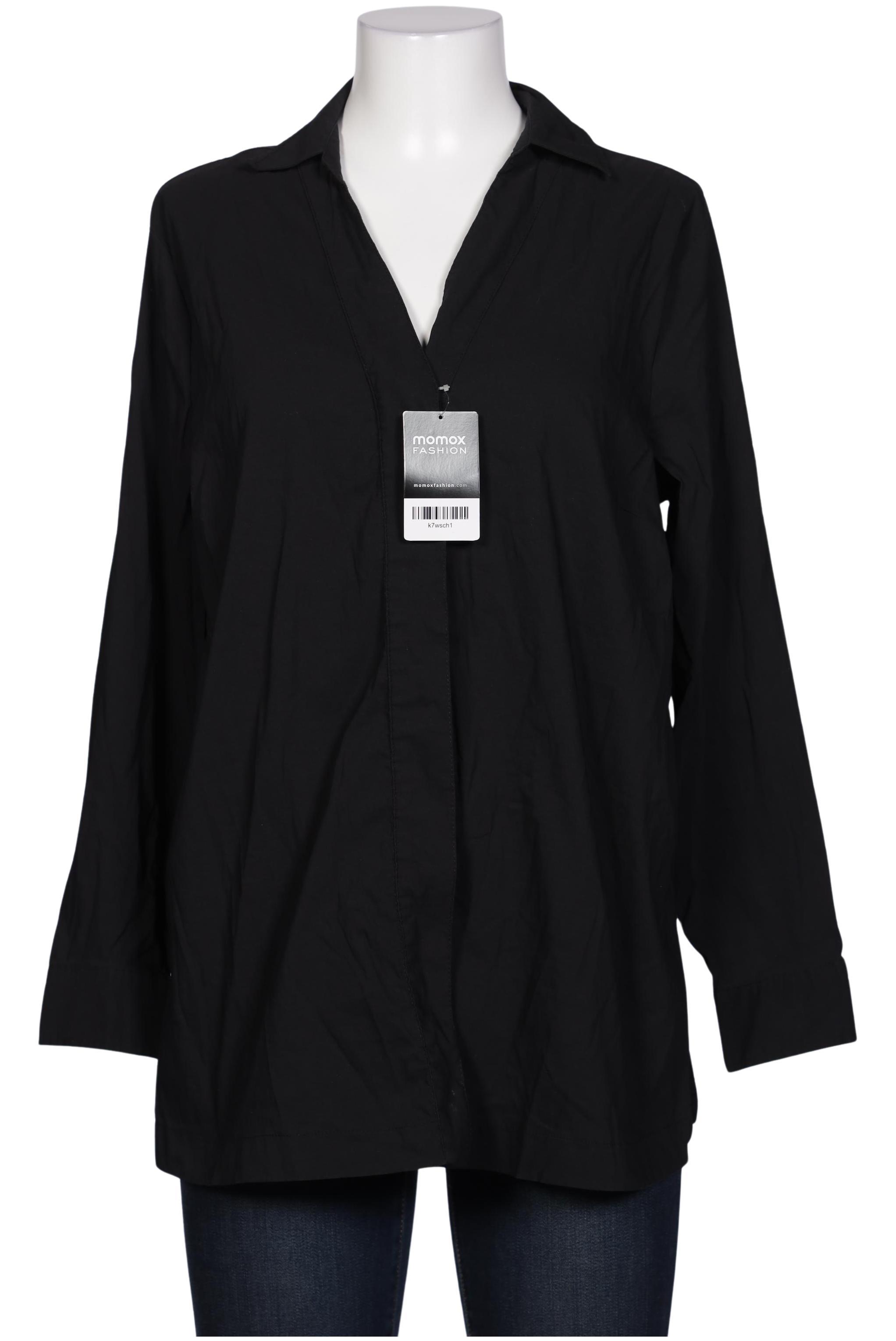 

sheego Damen Bluse, schwarz, Gr. 42