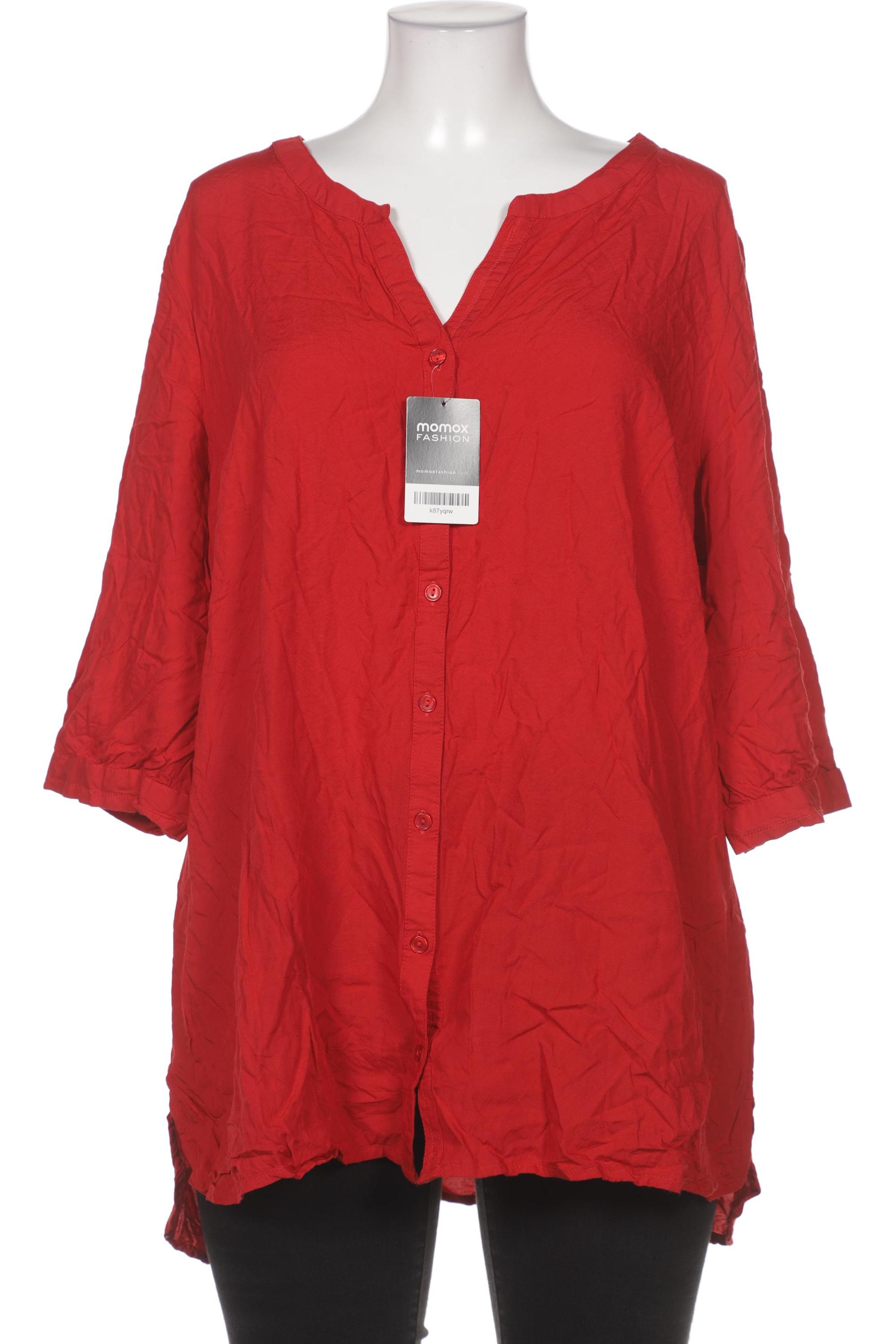 

sheego Damen Bluse, rot, Gr. 50
