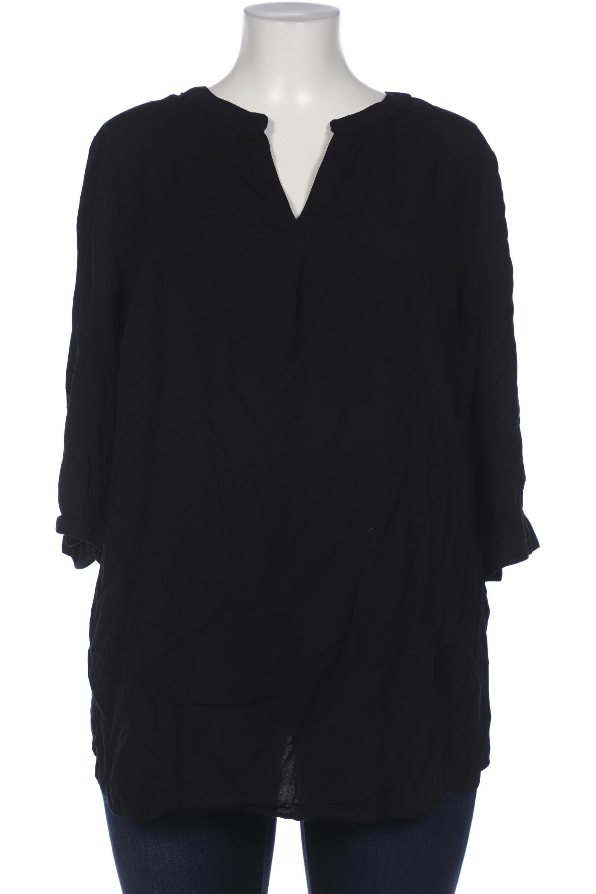 

sheego Damen Bluse, schwarz, Gr. 48