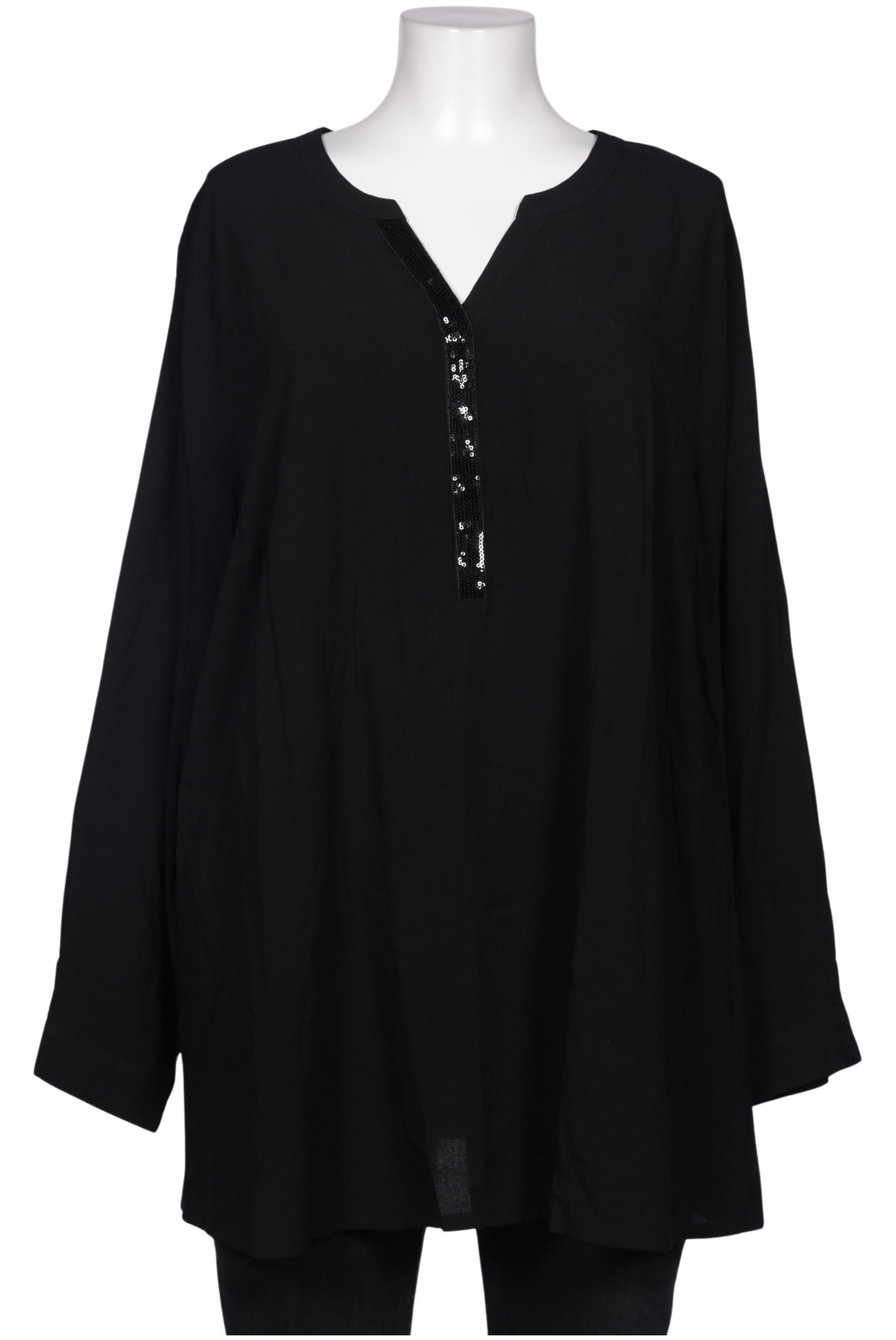 

sheego Damen Bluse, schwarz, Gr. 50