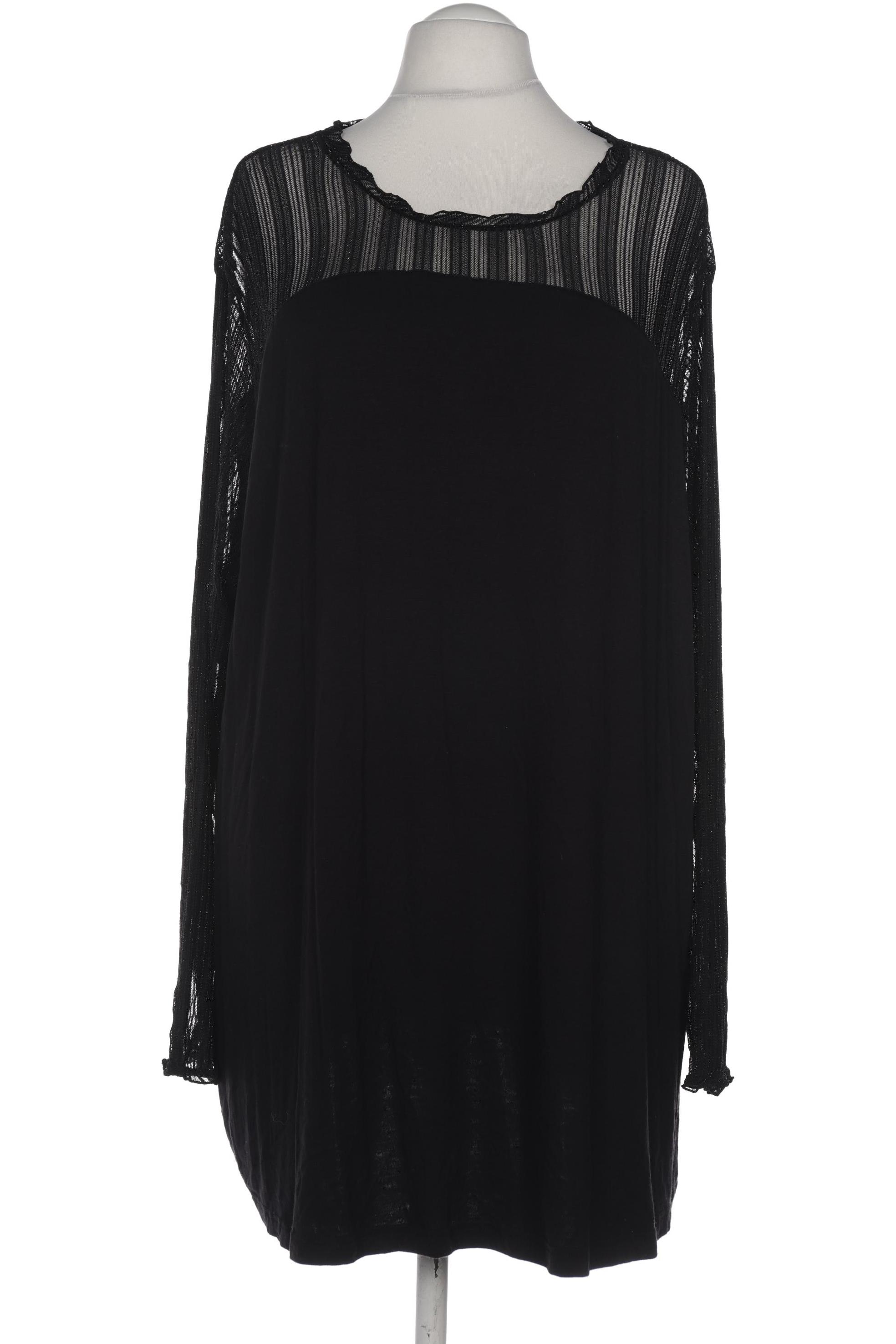 

sheego Damen Bluse, schwarz, Gr. 56