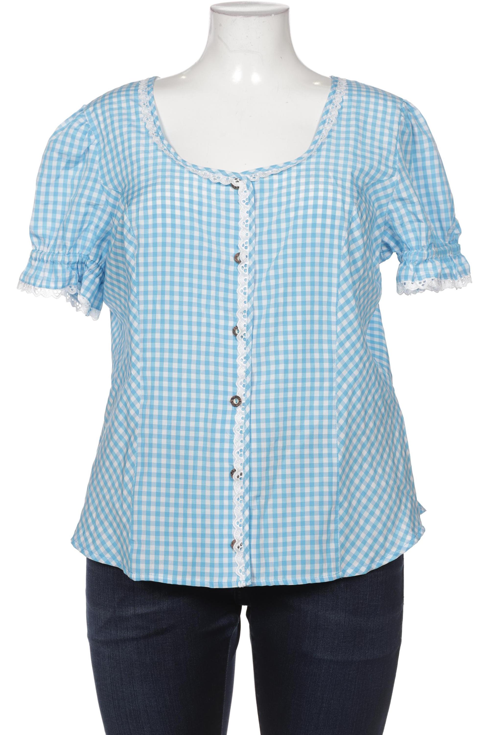 

sheego Damen Bluse, blau, Gr. 46
