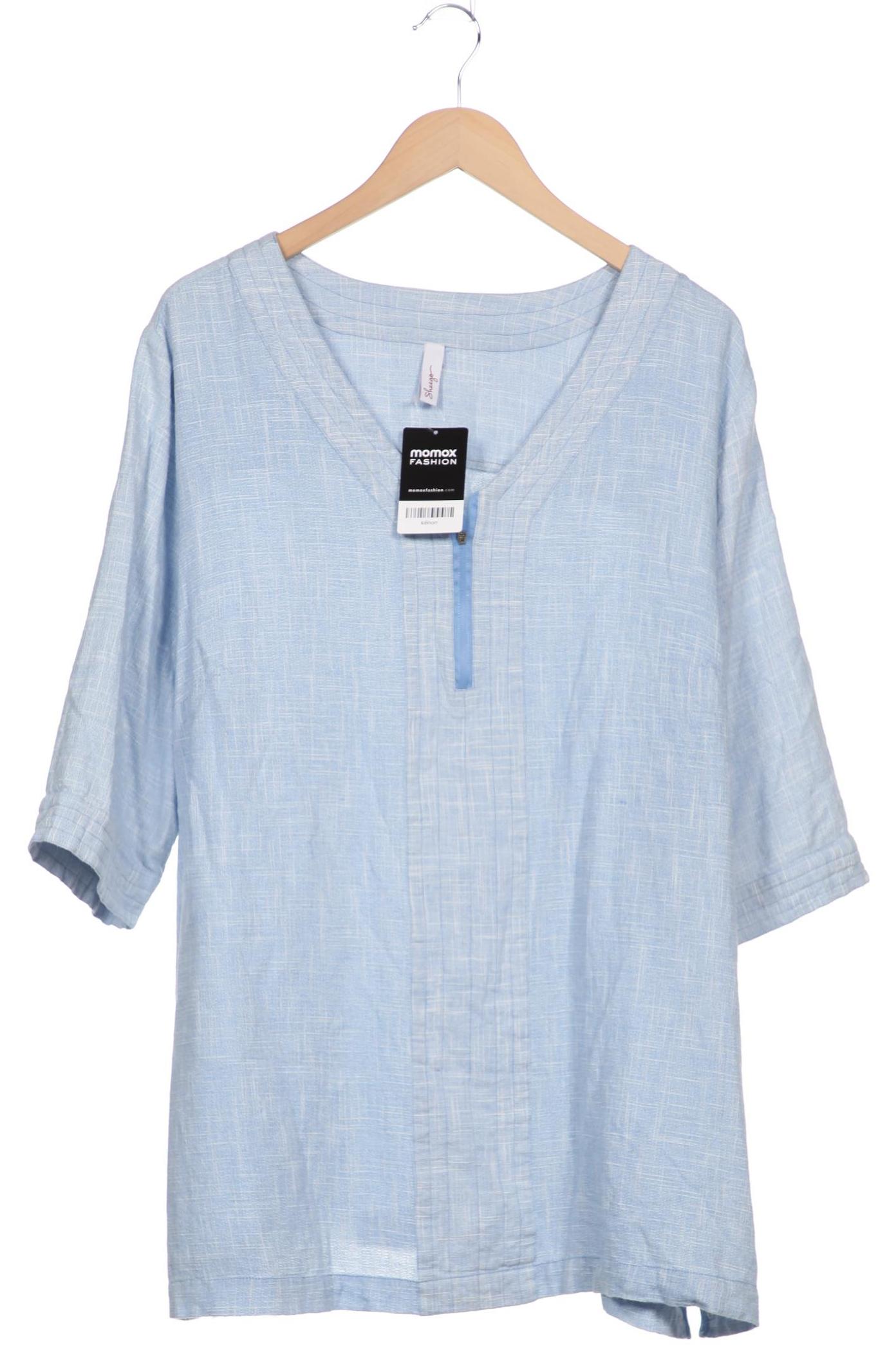 

sheego Damen Bluse, hellblau