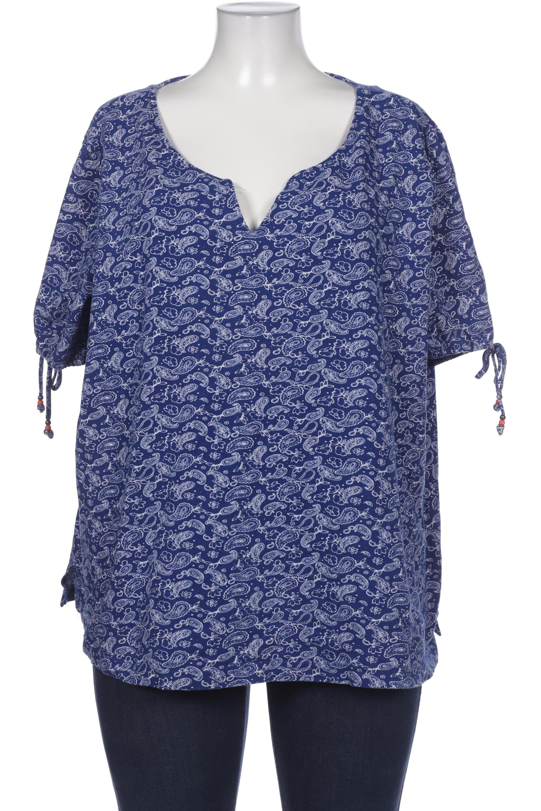 

sheego Damen Bluse, blau