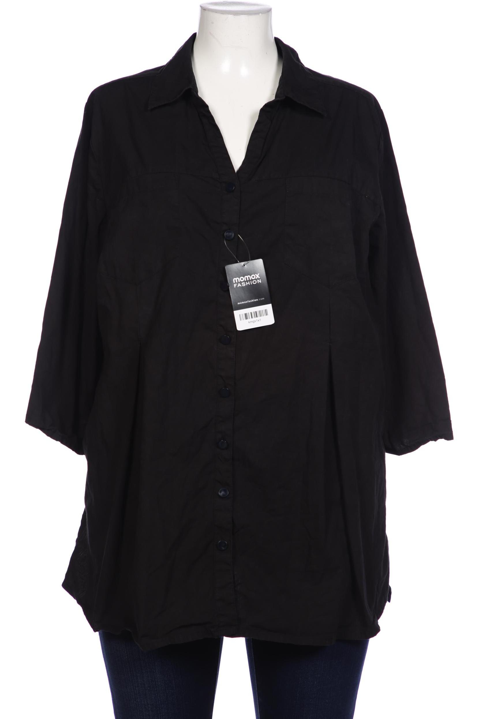 

sheego Damen Bluse, schwarz, Gr. 50