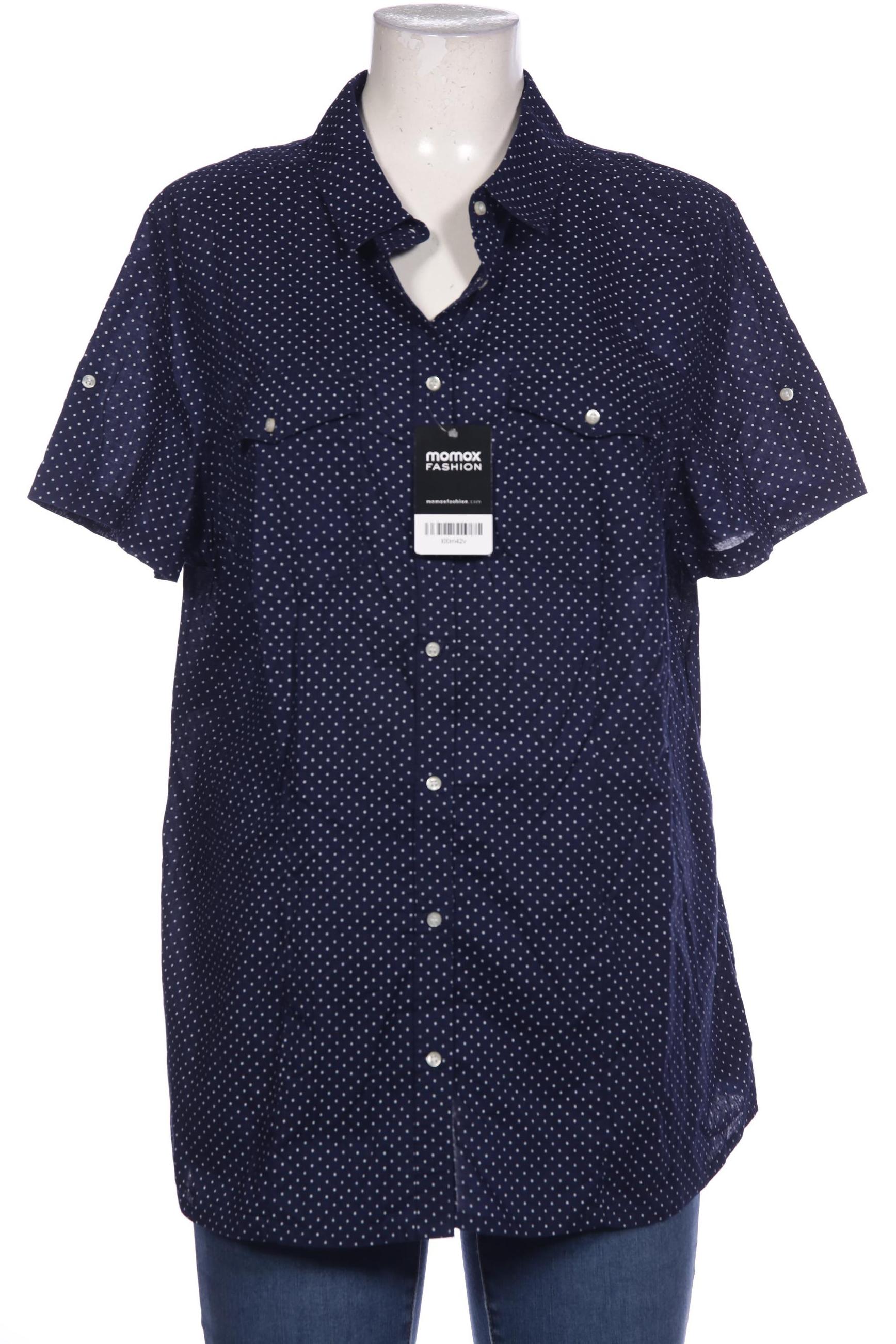 

sheego Damen Bluse, marineblau, Gr. 48