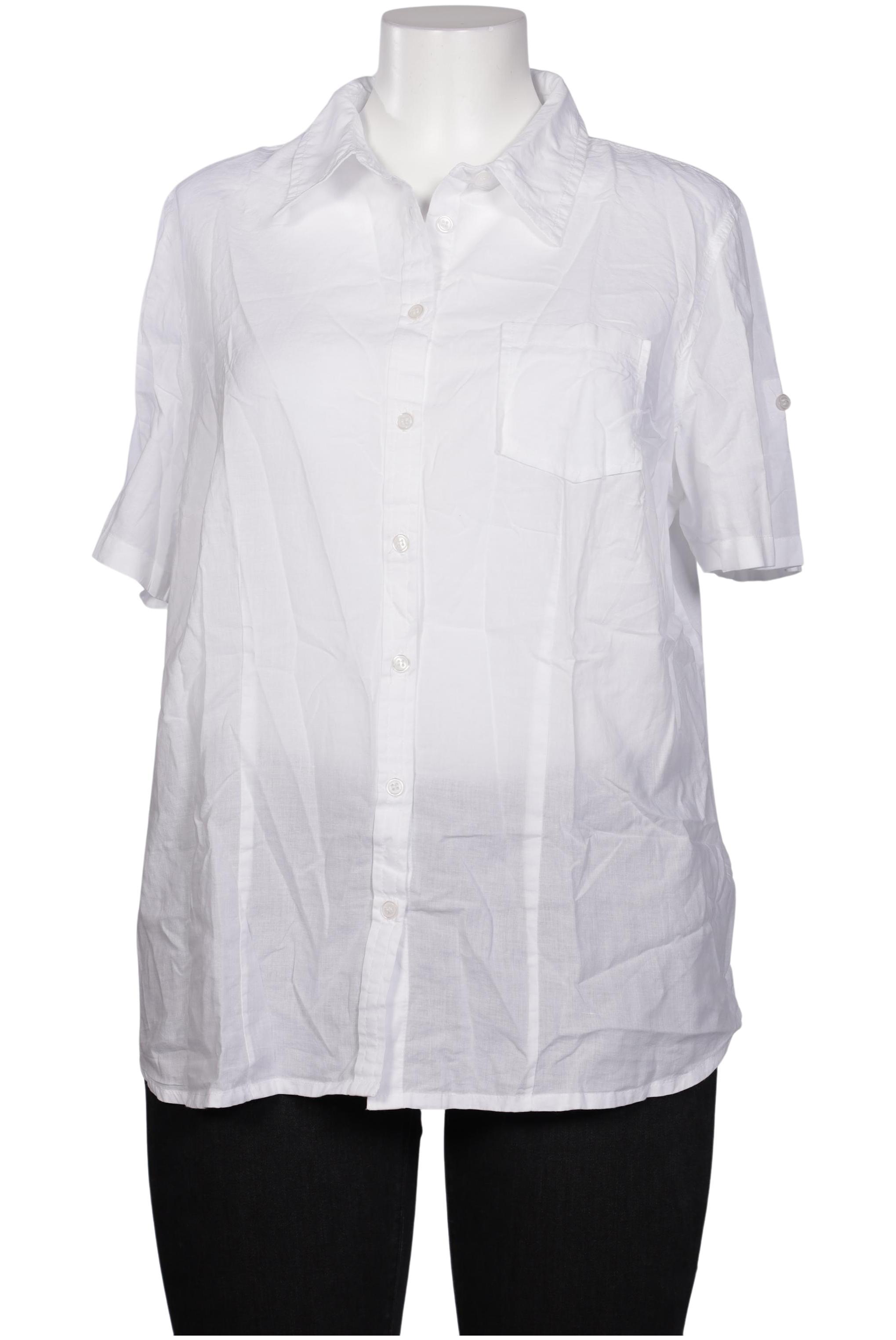 

sheego Damen Bluse, weiß, Gr. 44