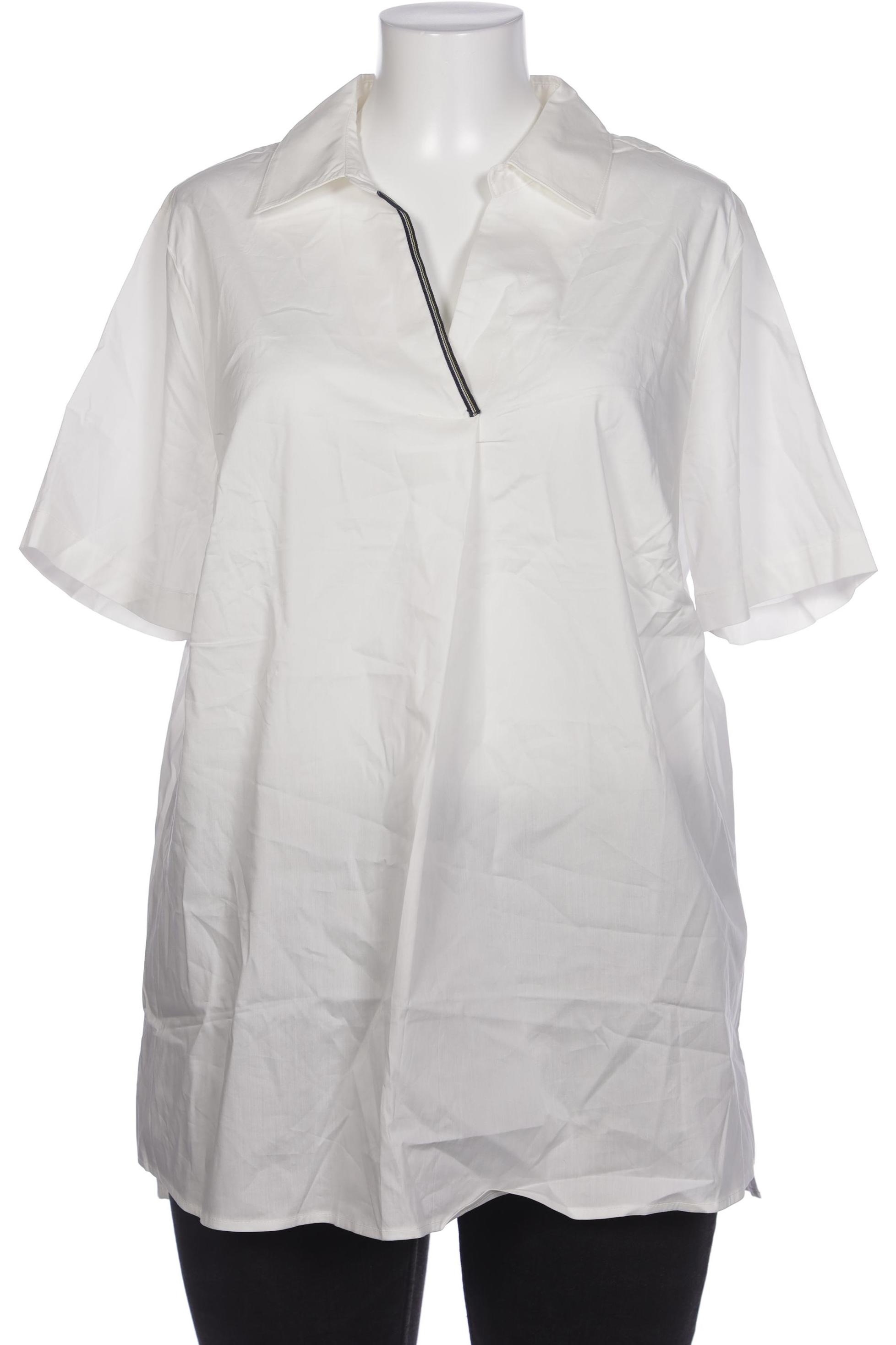 

sheego Damen Bluse, weiß, Gr. 48