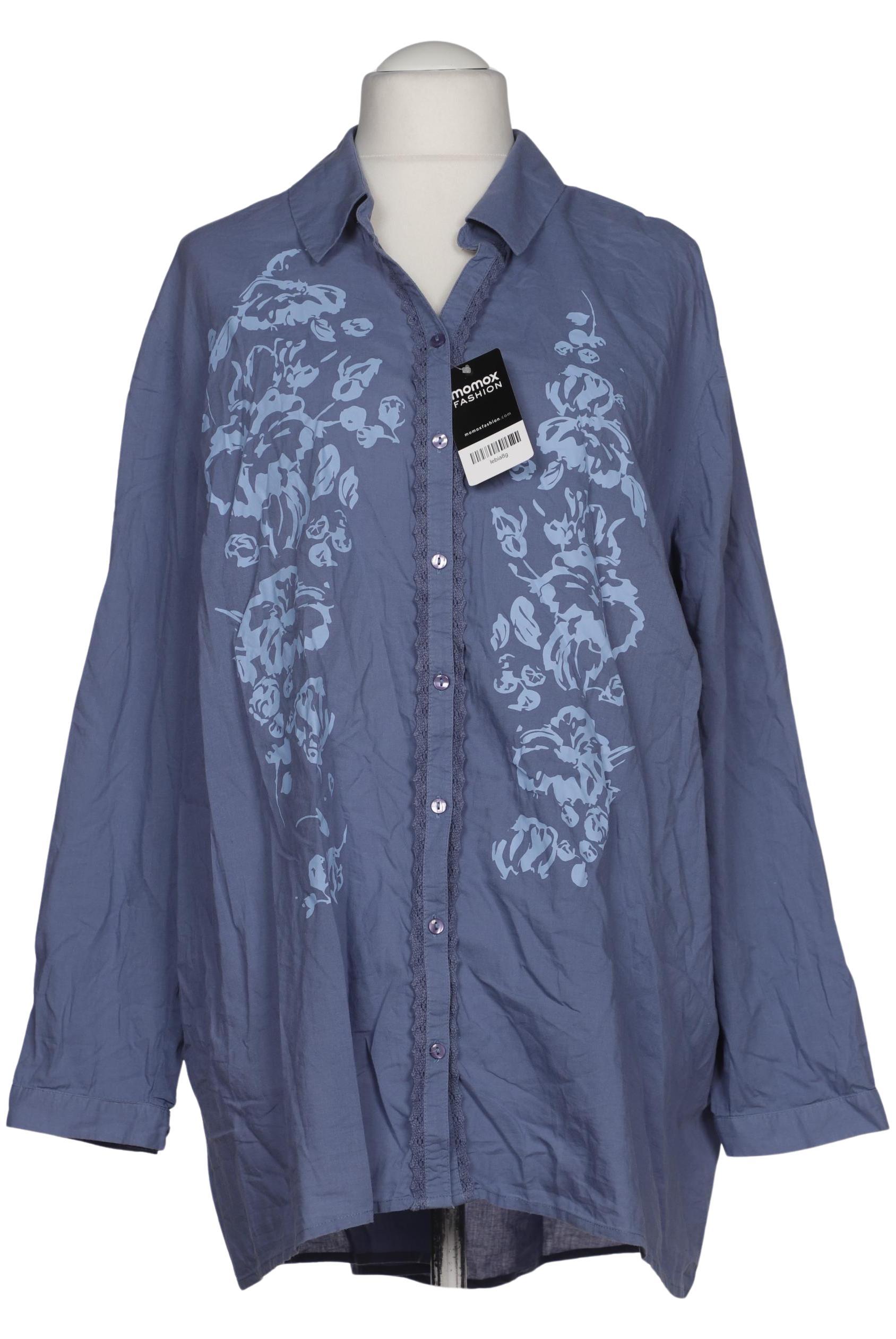 

sheego Damen Bluse, blau, Gr. 54