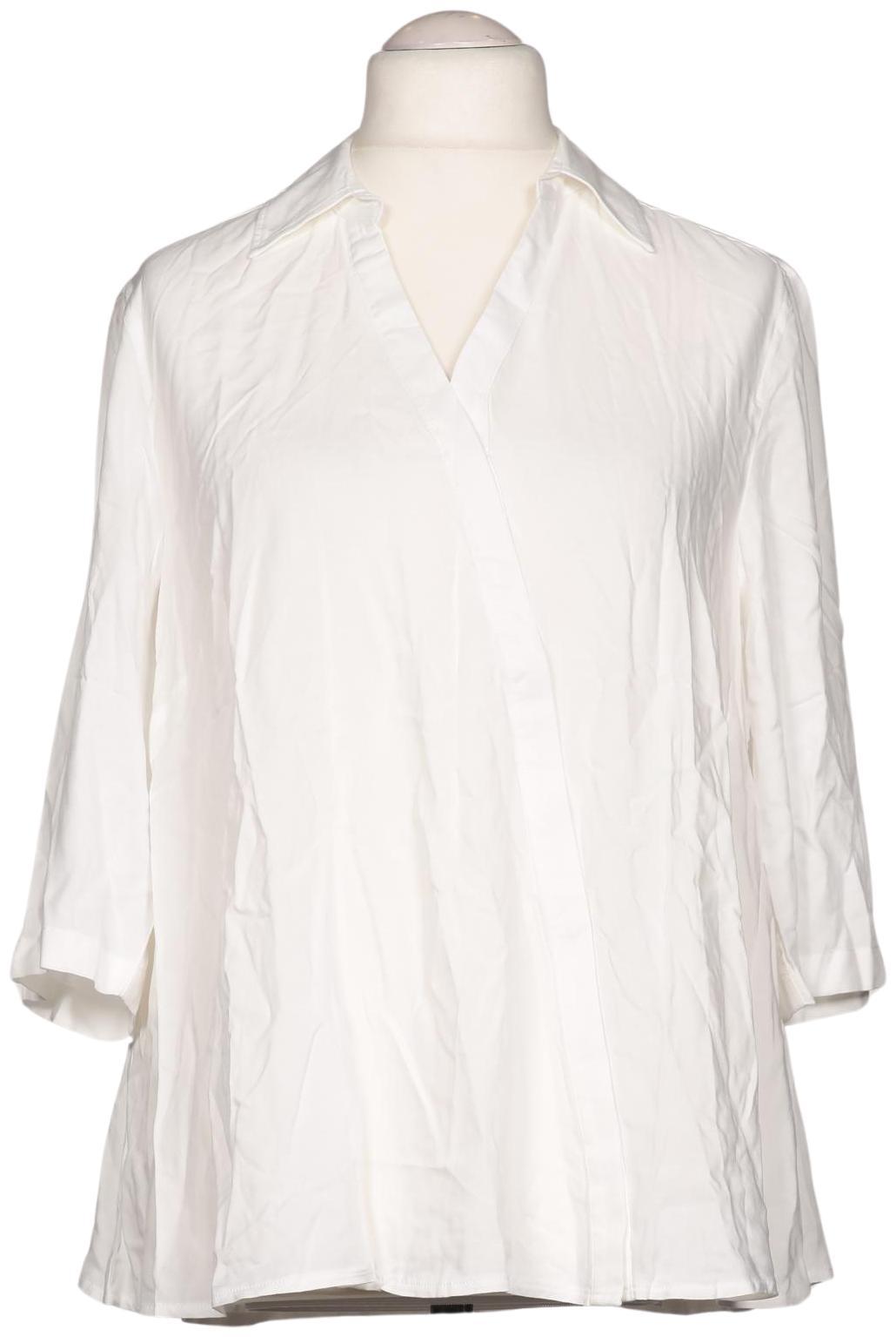 

sheego Damen Bluse, weiß, Gr. 42