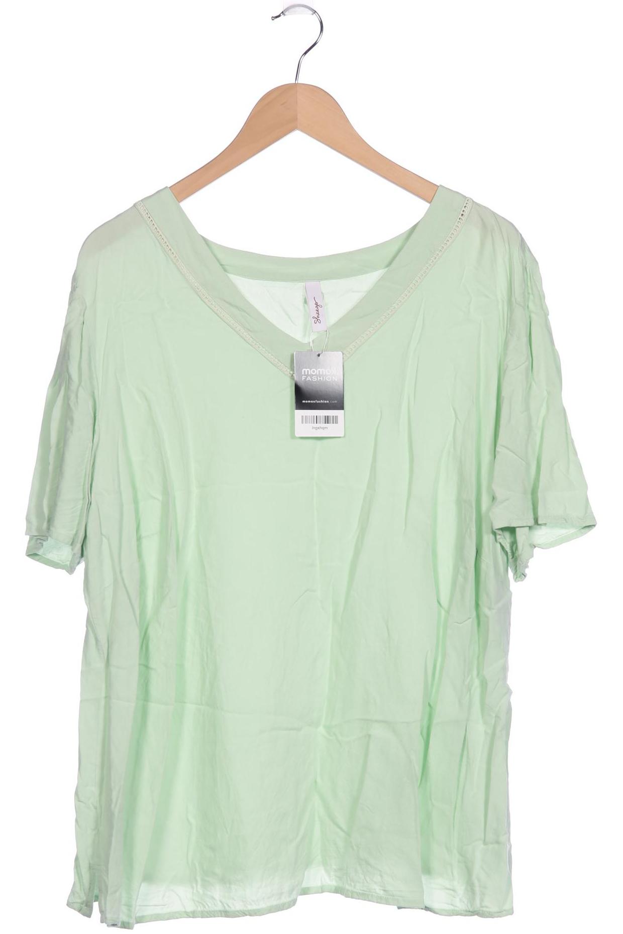 

sheego Damen Bluse, hellgrün, Gr. 52