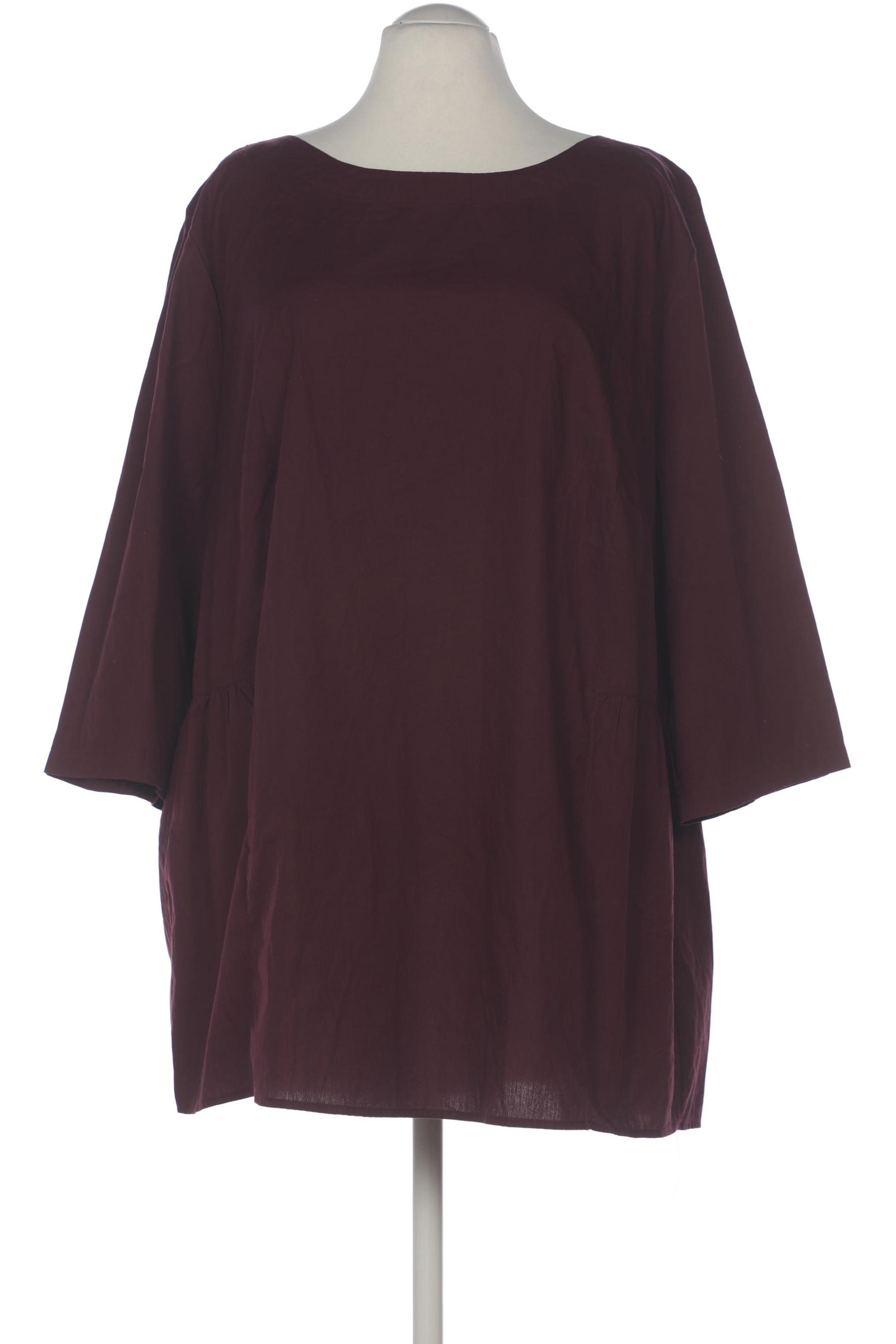 

sheego Damen Bluse, bordeaux, Gr. 52