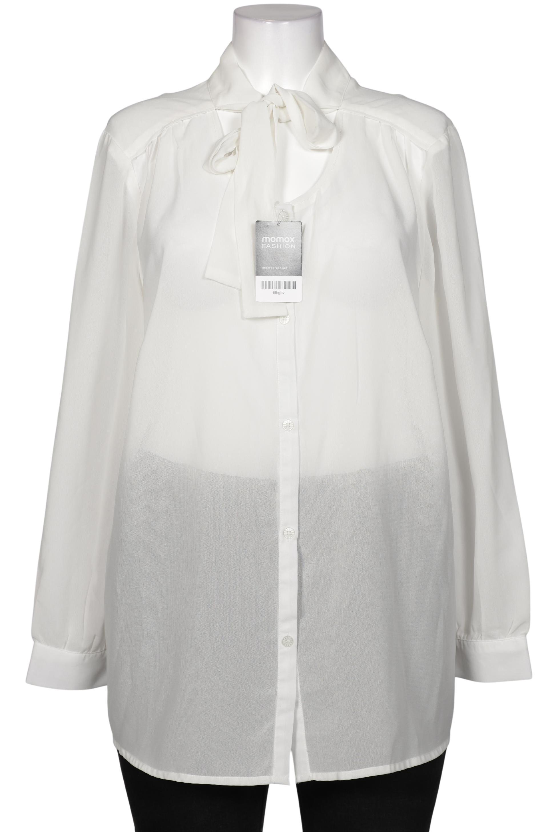 

sheego Damen Bluse, weiß, Gr. 48