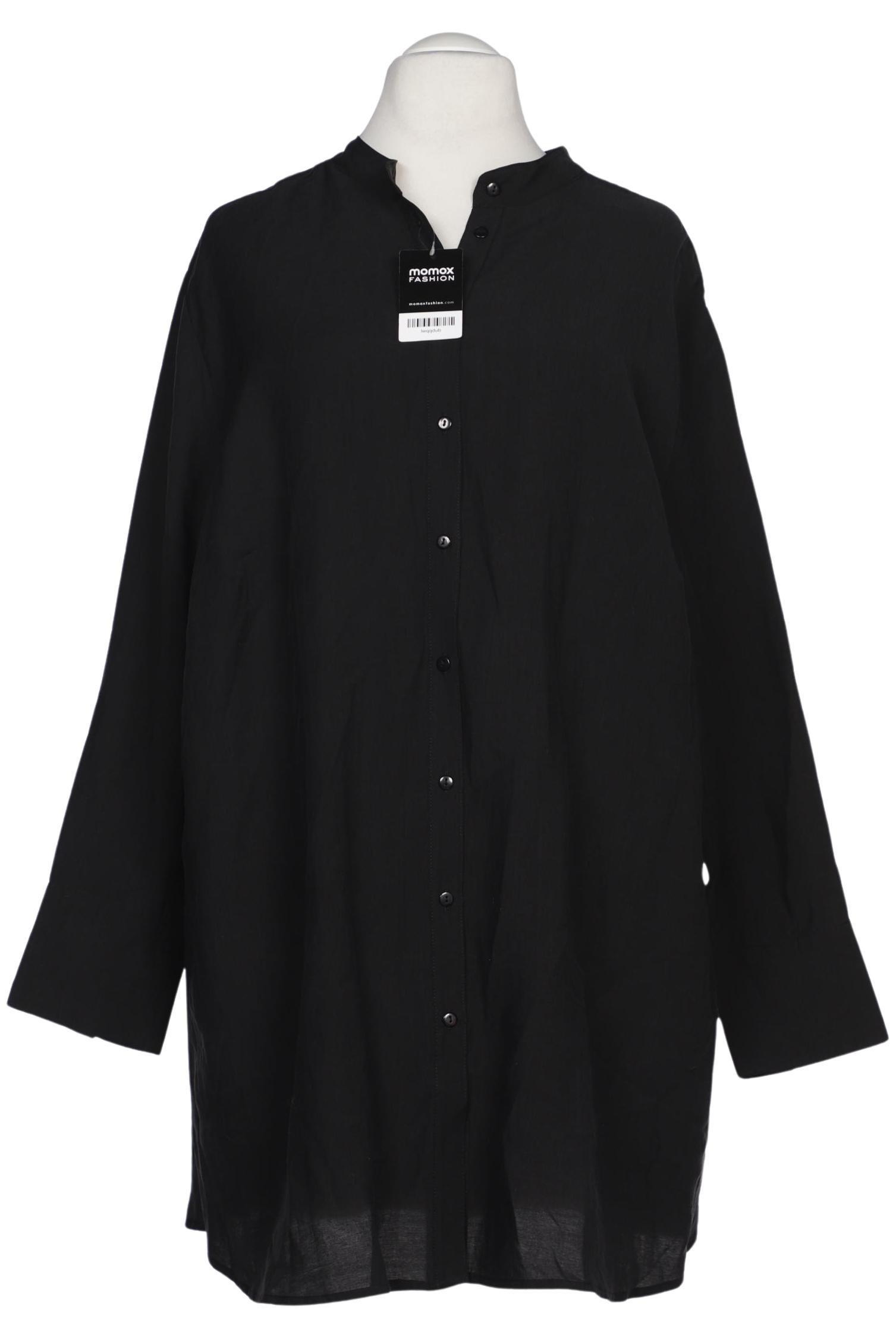 

sheego Damen Bluse, schwarz, Gr. 58