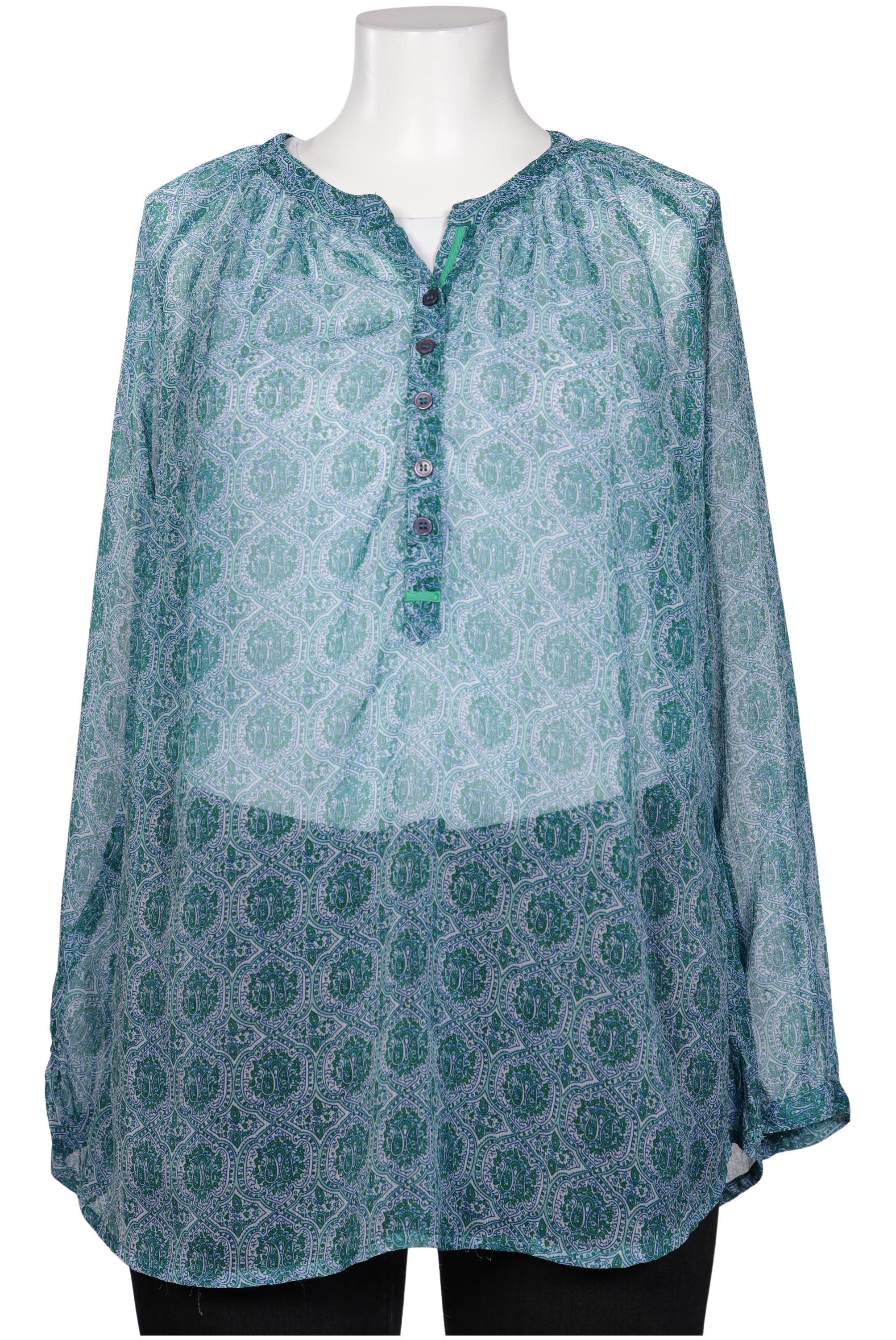 

sheego Damen Bluse, türkis, Gr. 50