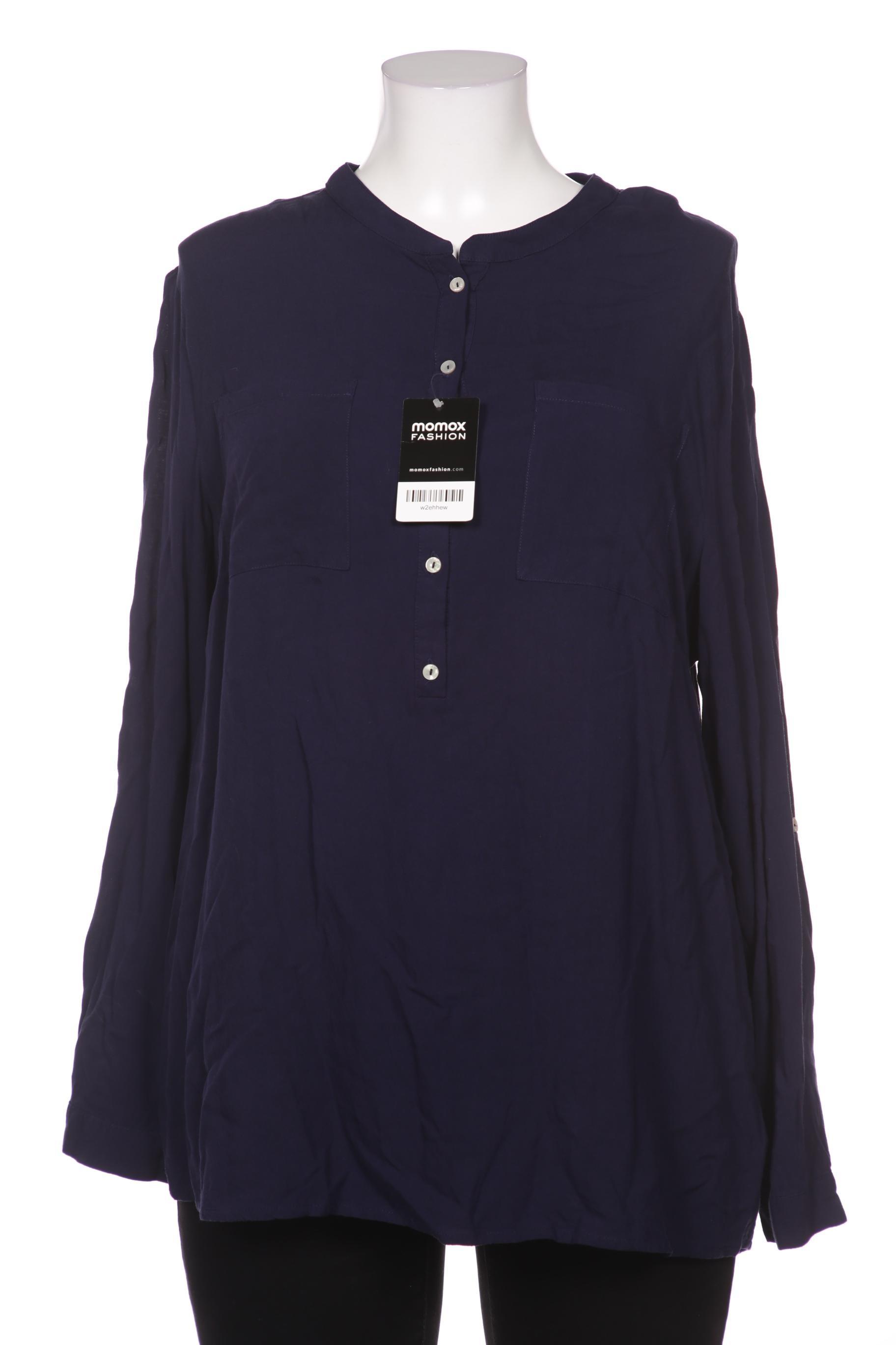

sheego Damen Bluse, marineblau, Gr. 46