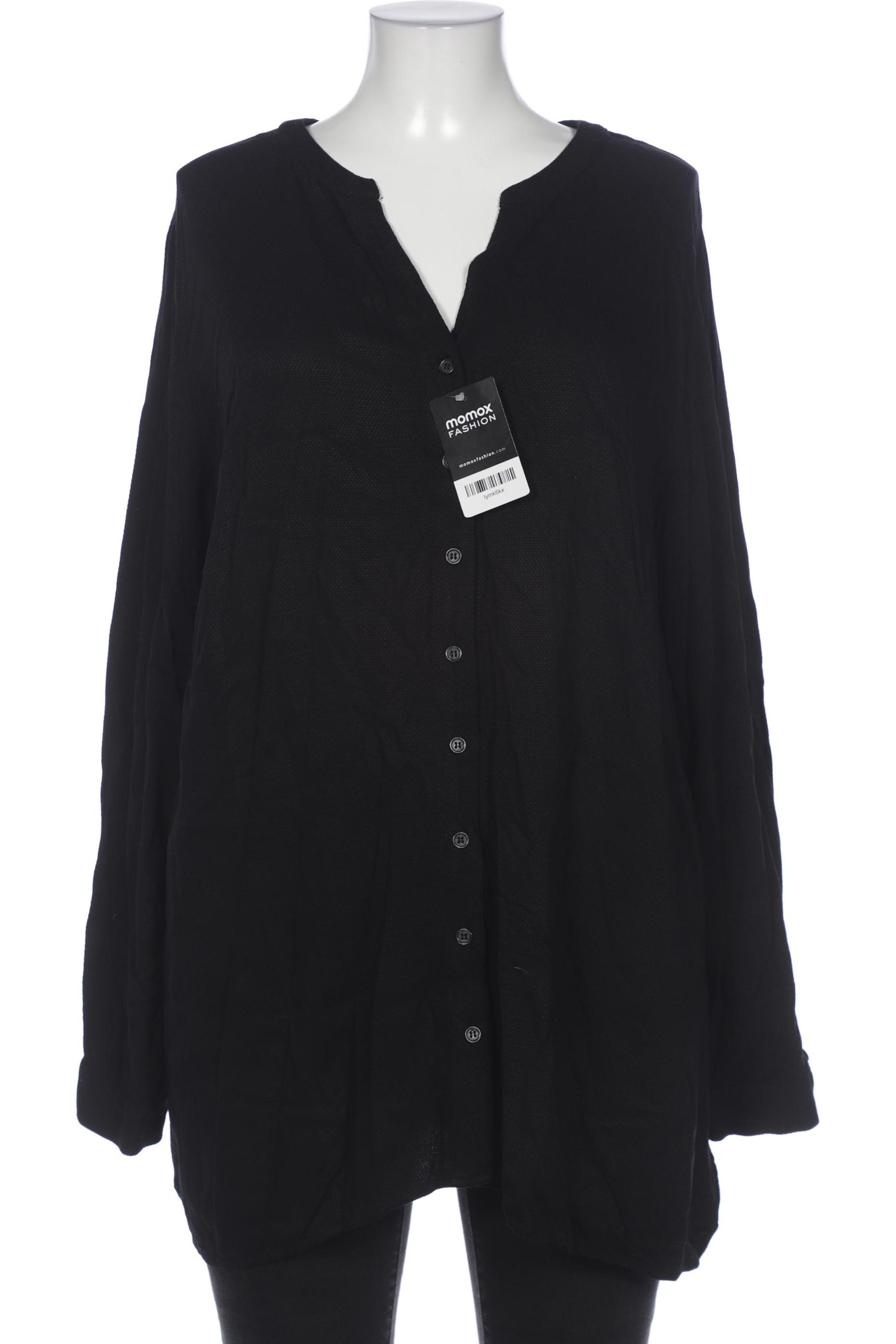

sheego Damen Bluse, schwarz, Gr. 50