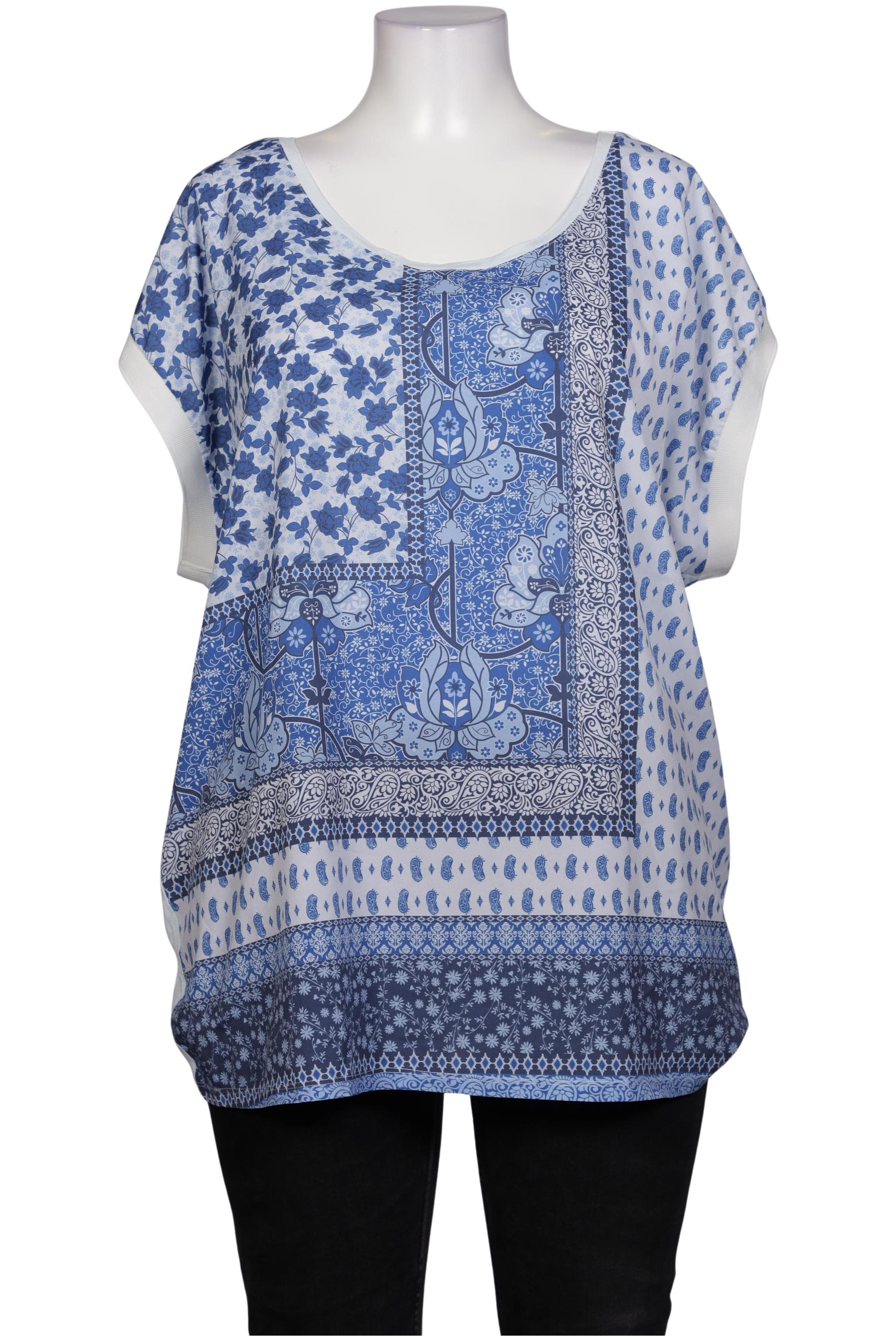 

sheego Damen Bluse, hellblau, Gr. 52