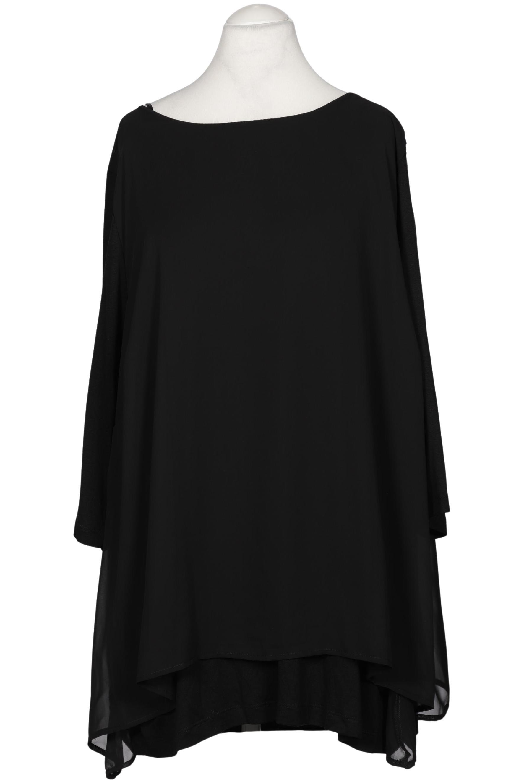 

sheego Damen Bluse, schwarz, Gr. 52