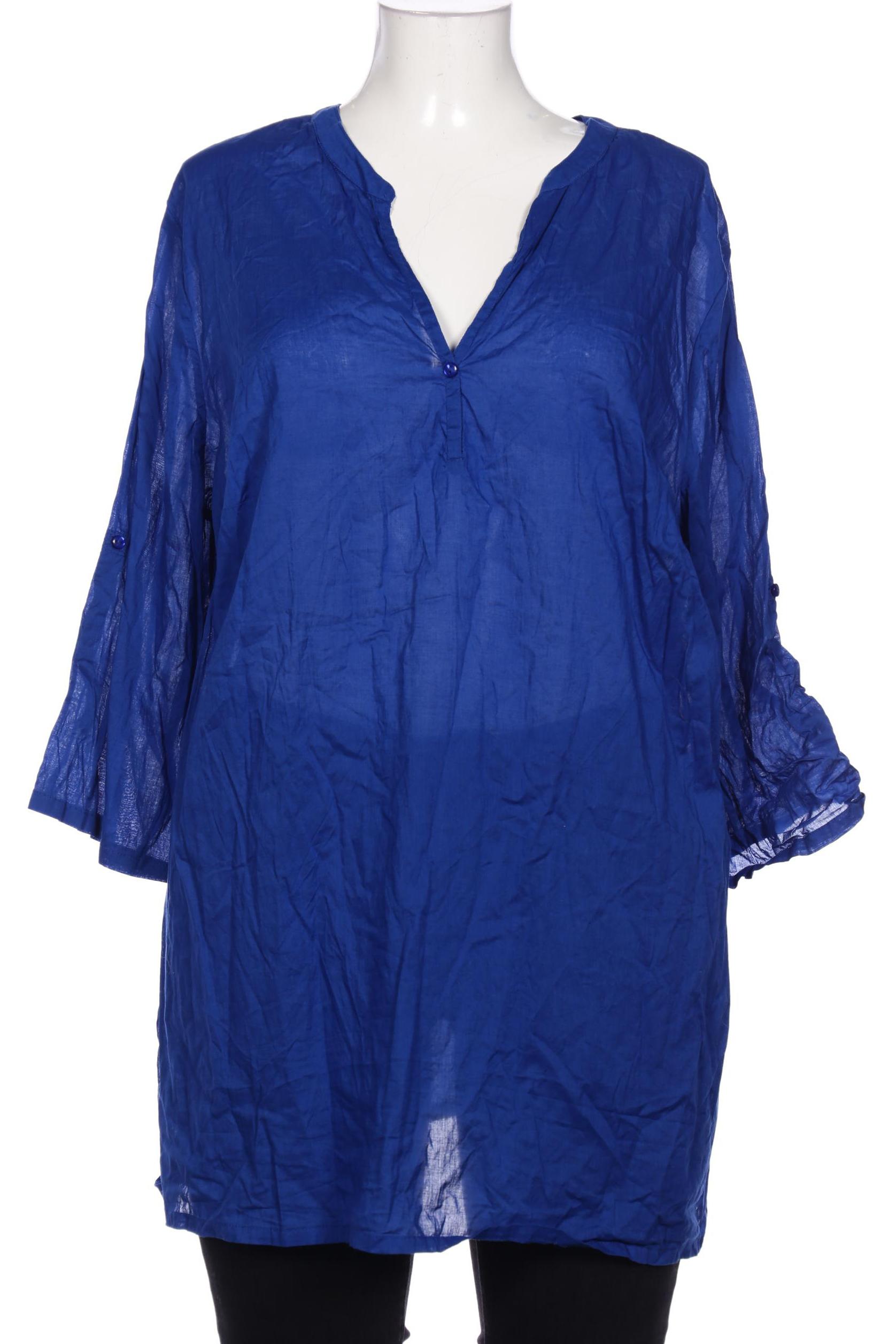 

sheego Damen Bluse, blau, Gr. 50