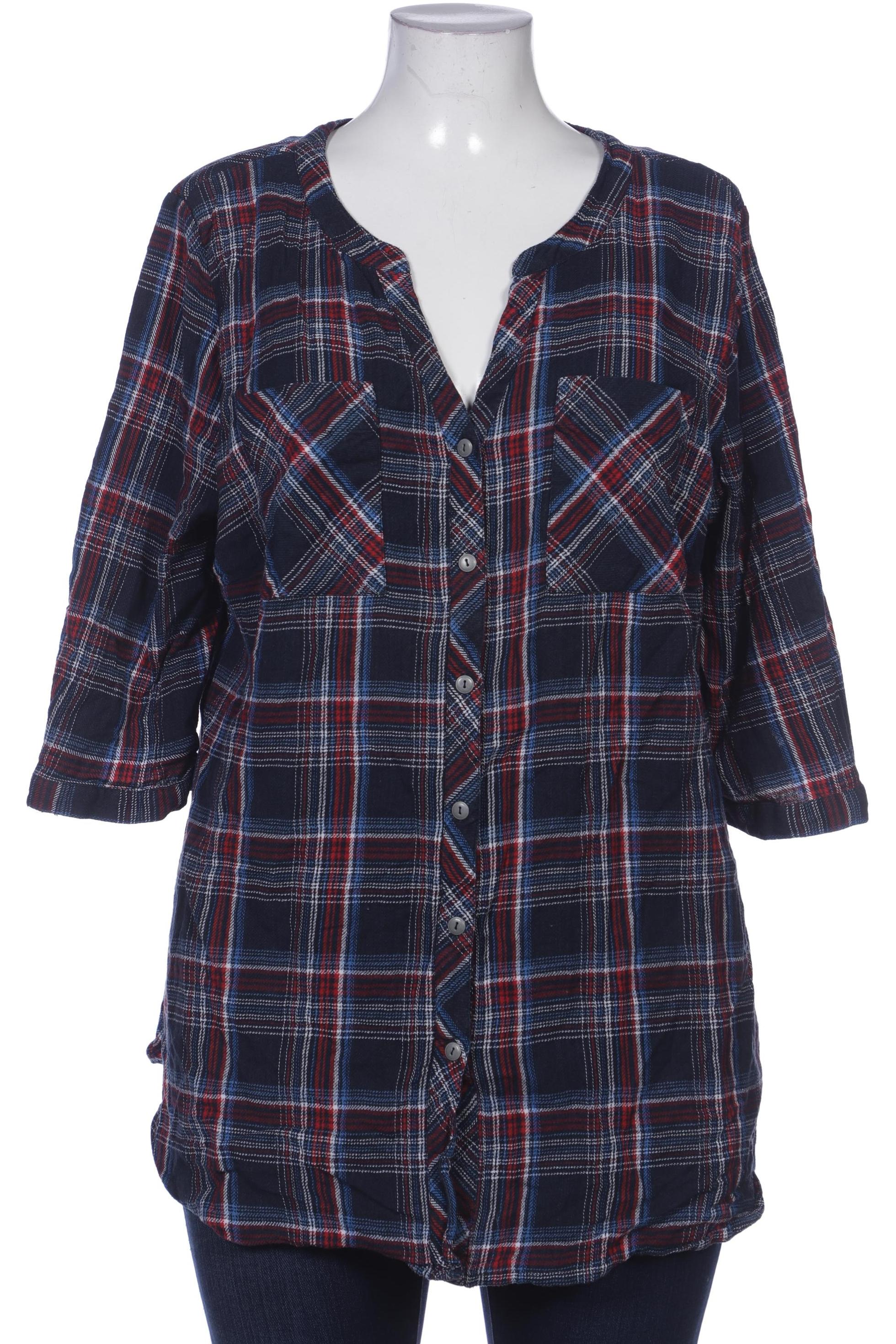 

sheego Damen Bluse, marineblau, Gr. 52