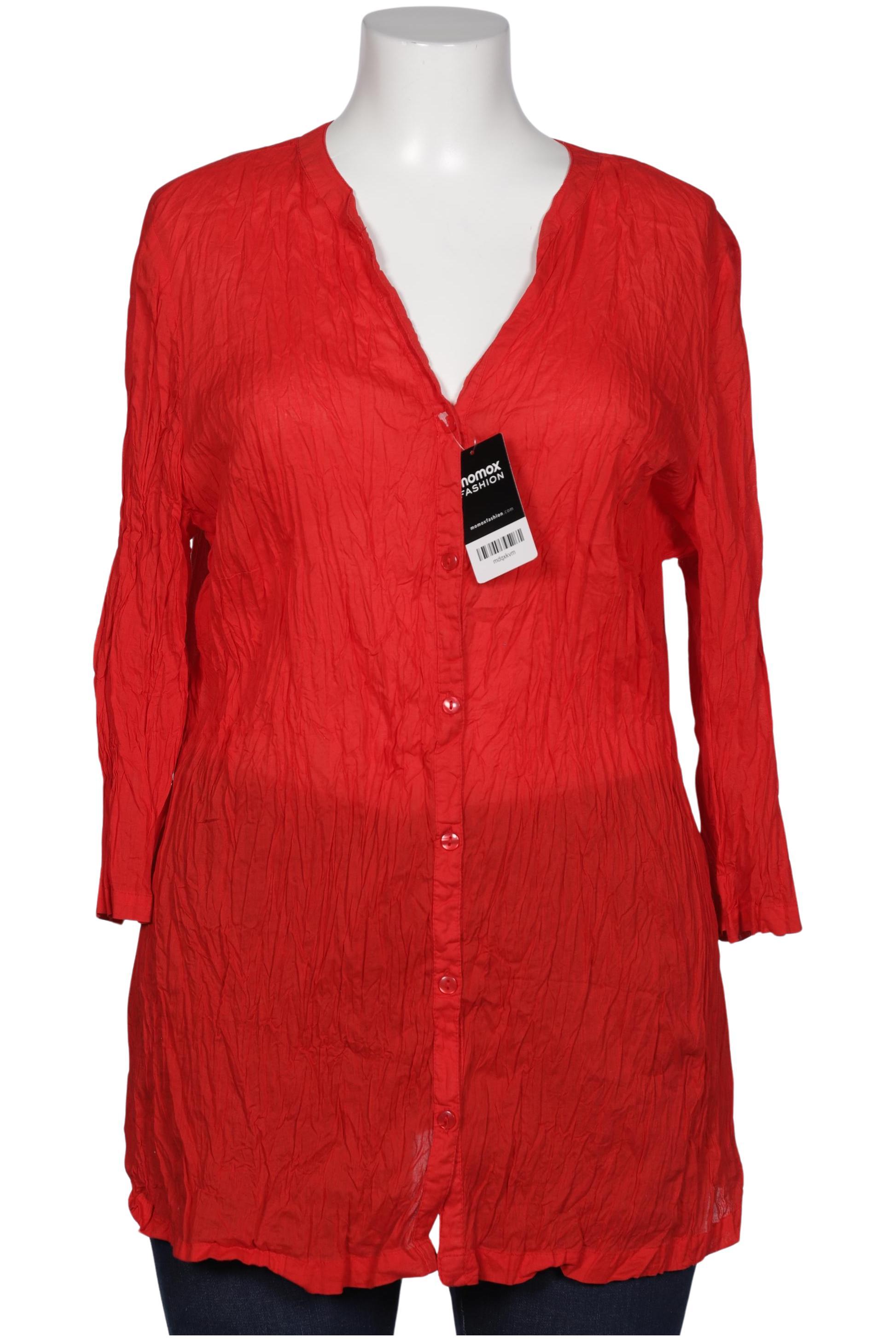 

sheego Damen Bluse, rot, Gr. 48
