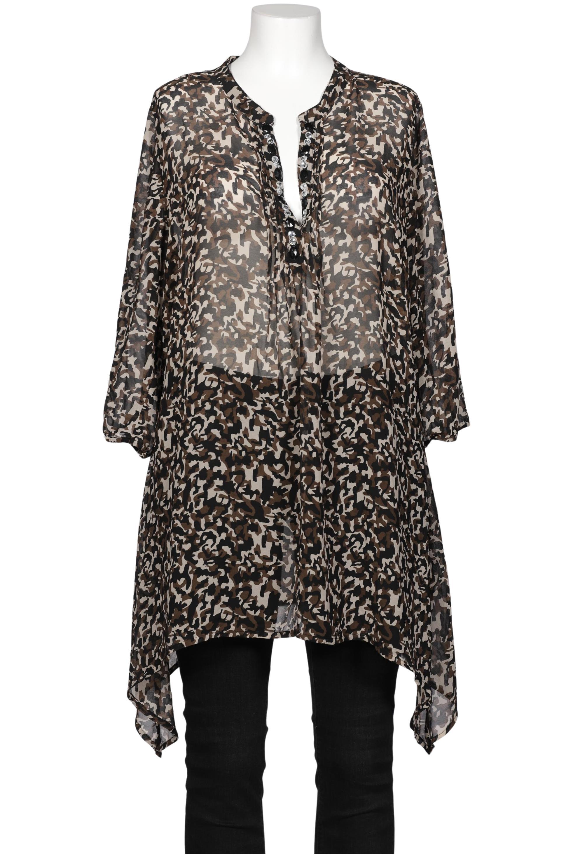 

sheego Damen Bluse, braun, Gr. 48