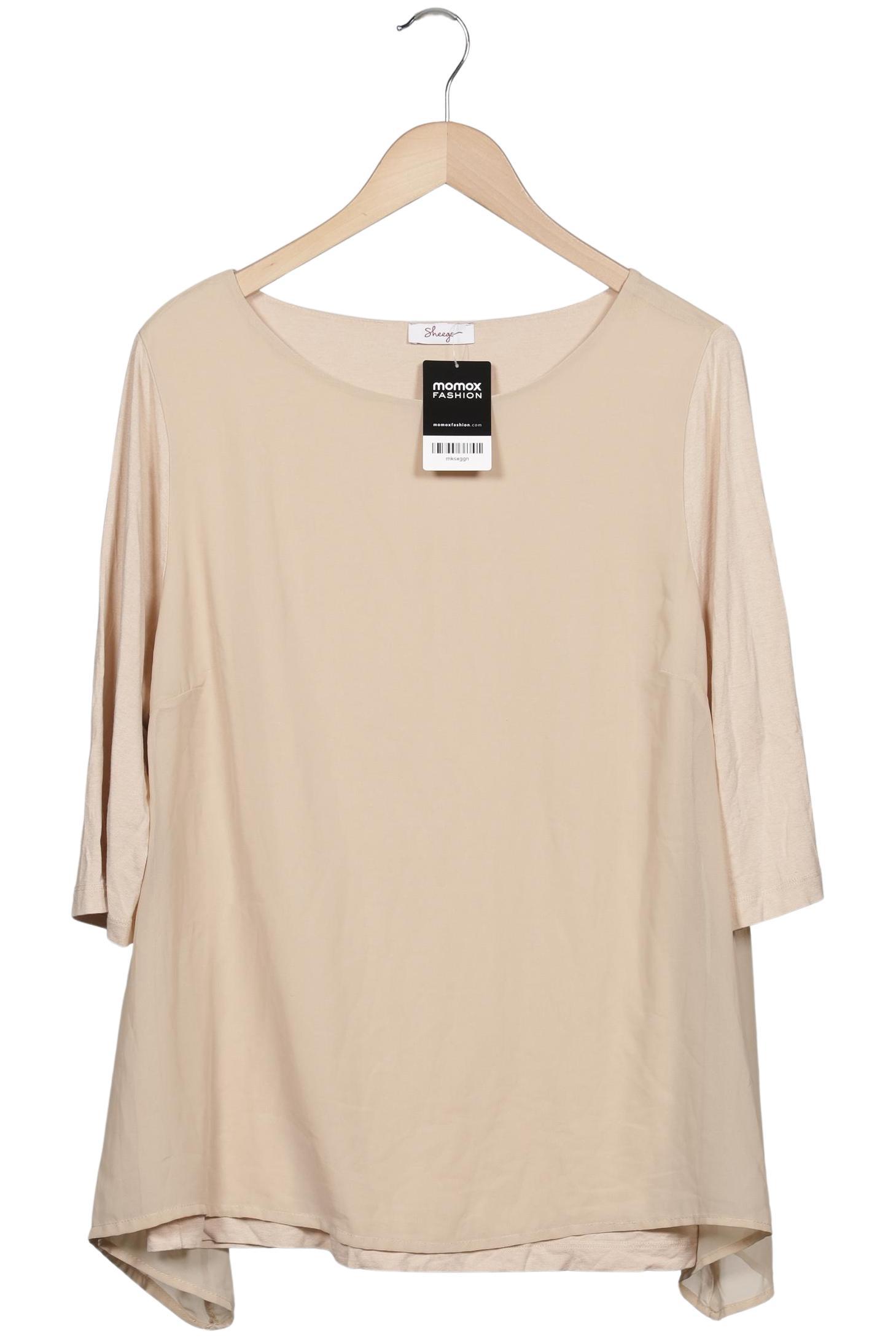 

sheego Damen Bluse, beige, Gr. 44