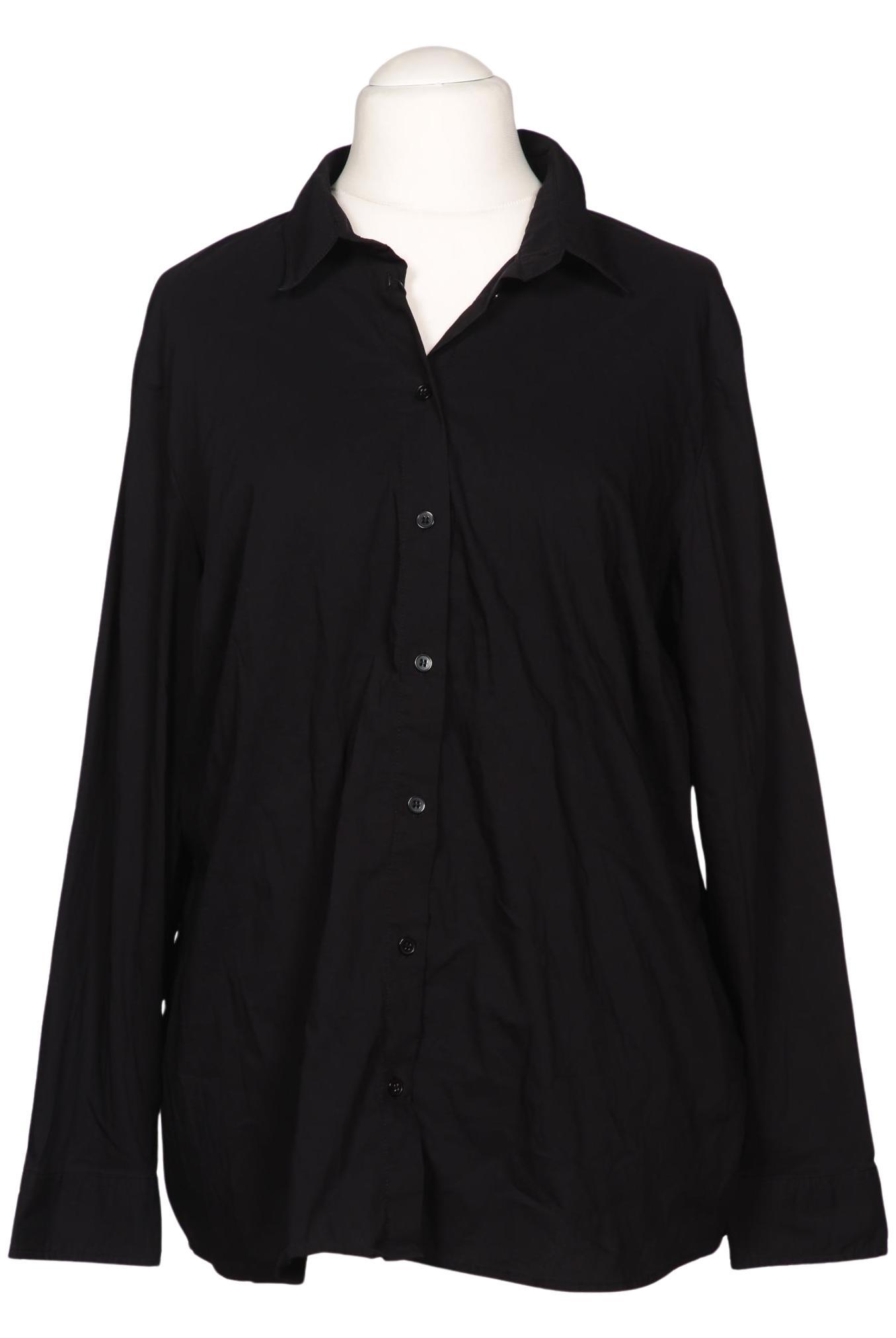 

sheego Damen Bluse, schwarz, Gr. 48