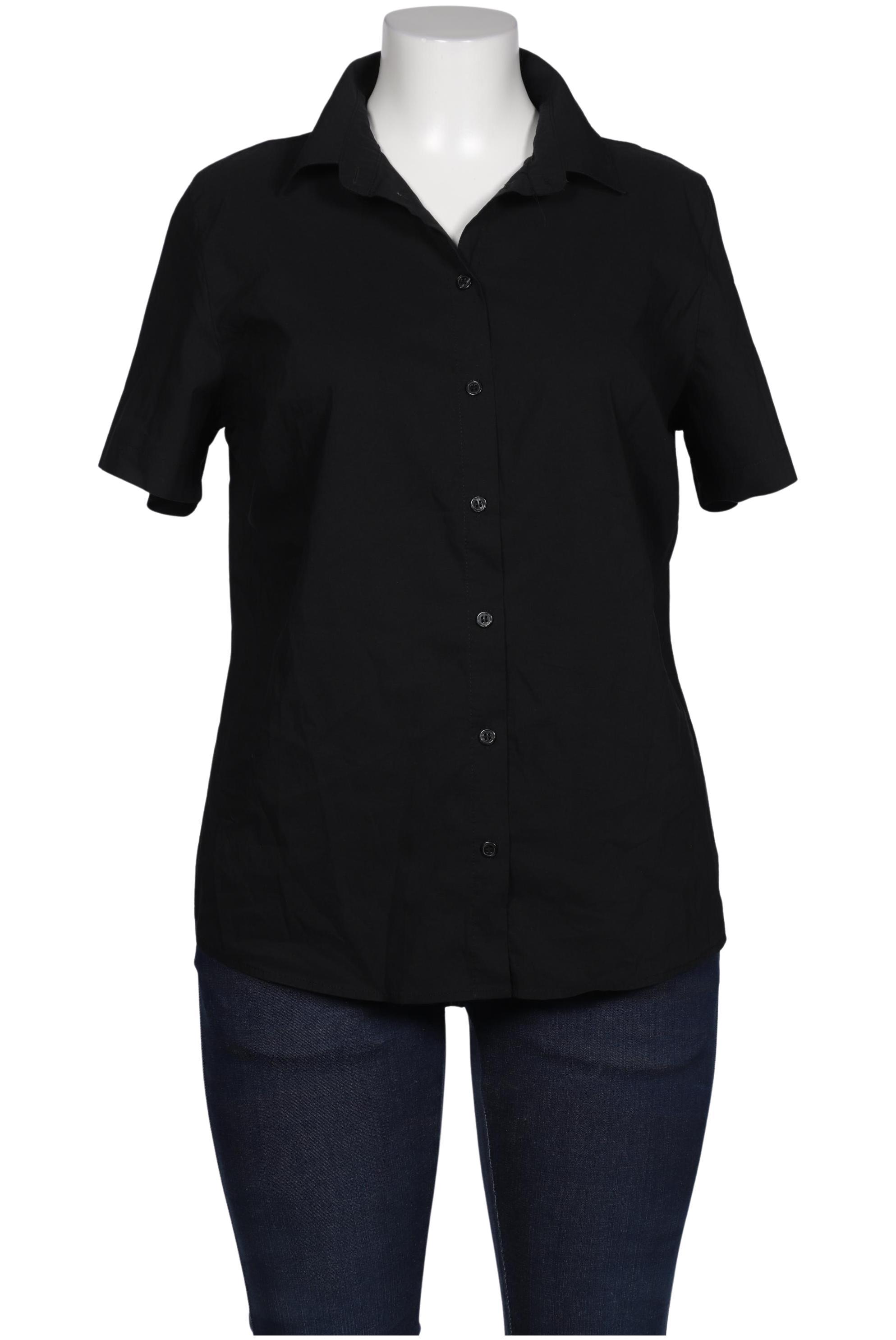

sheego Damen Bluse, schwarz, Gr. 44