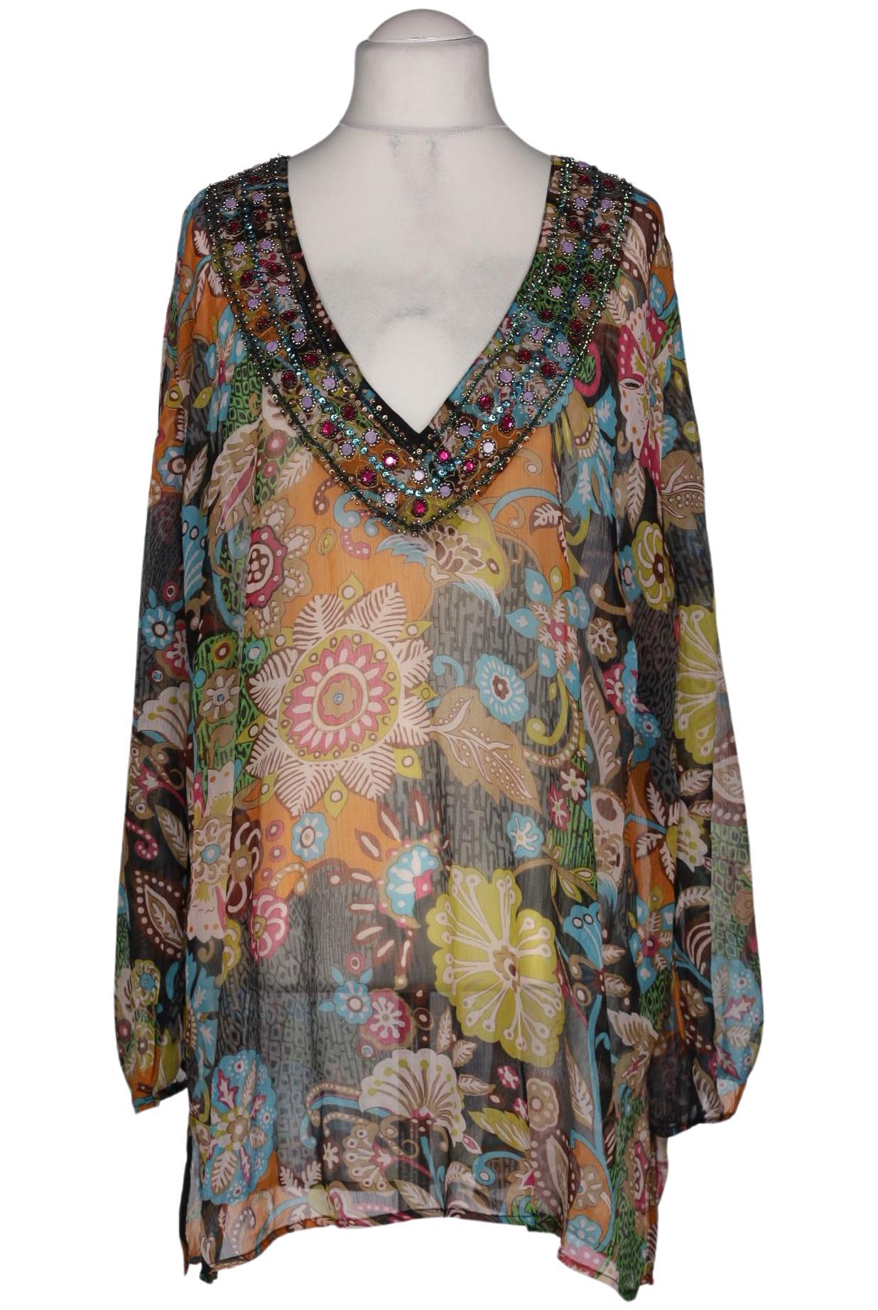 

sheego Damen Bluse, mehrfarbig, Gr. 56