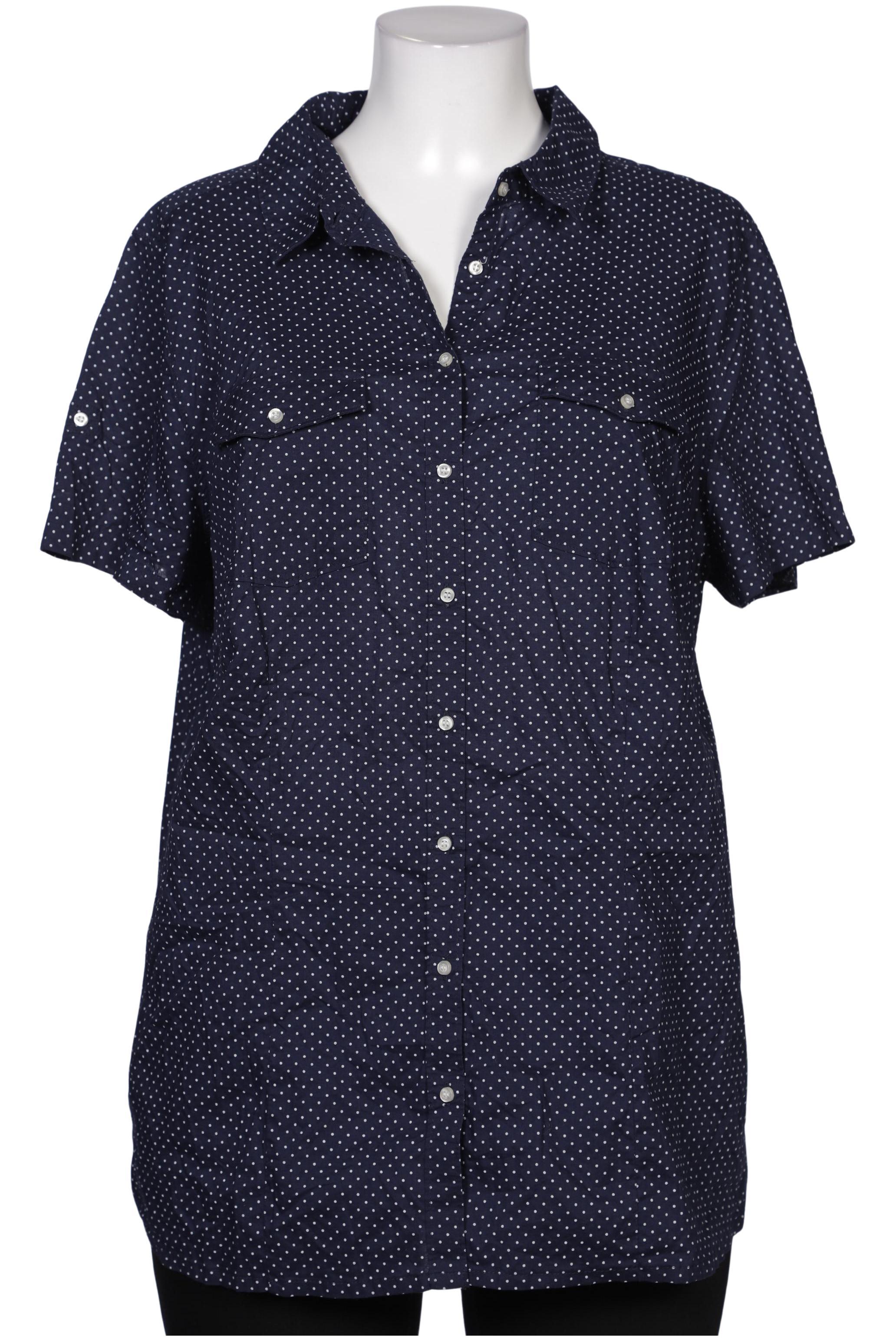 

sheego Damen Bluse, marineblau, Gr. 50