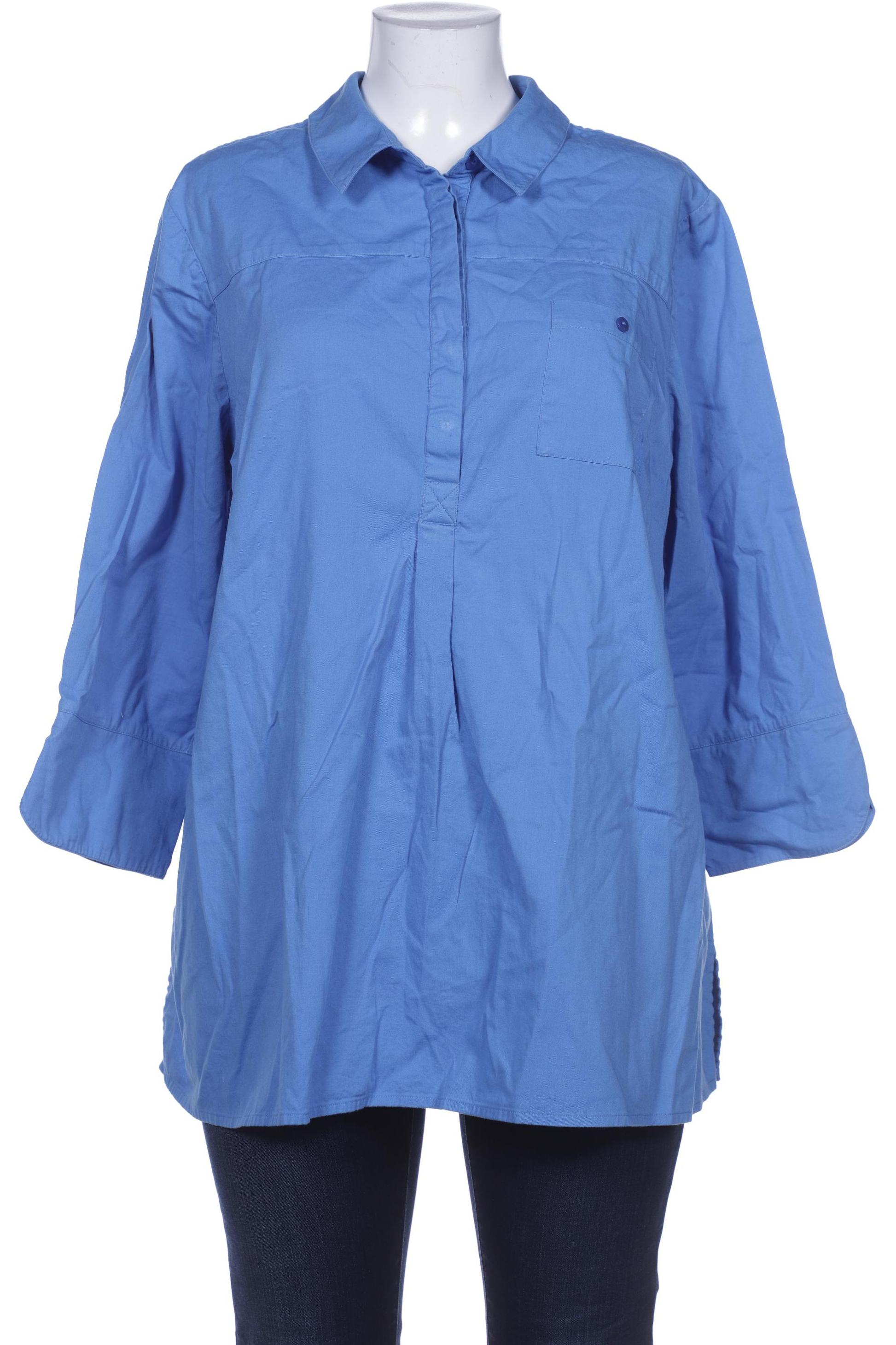 

sheego Damen Bluse, blau