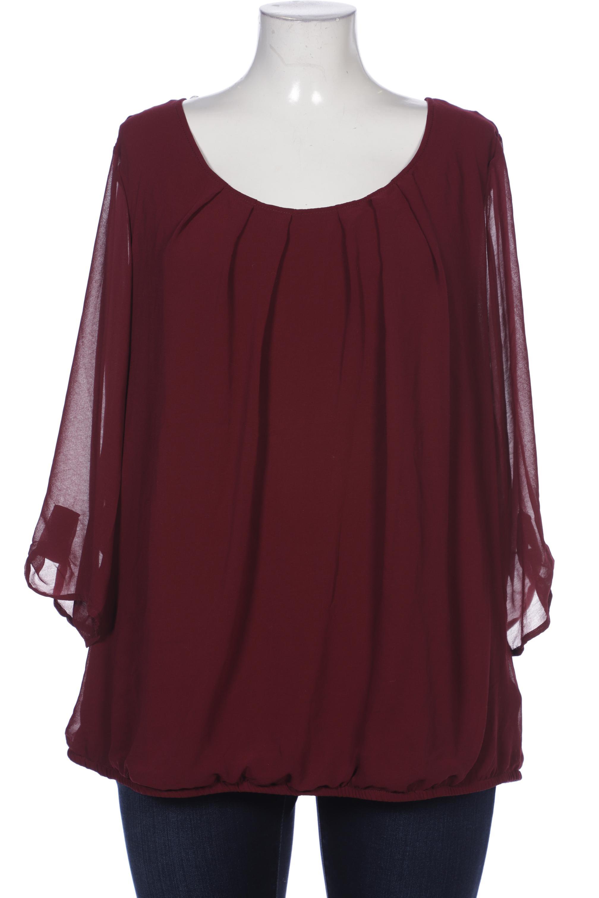 

sheego Damen Bluse, bordeaux, Gr. 48