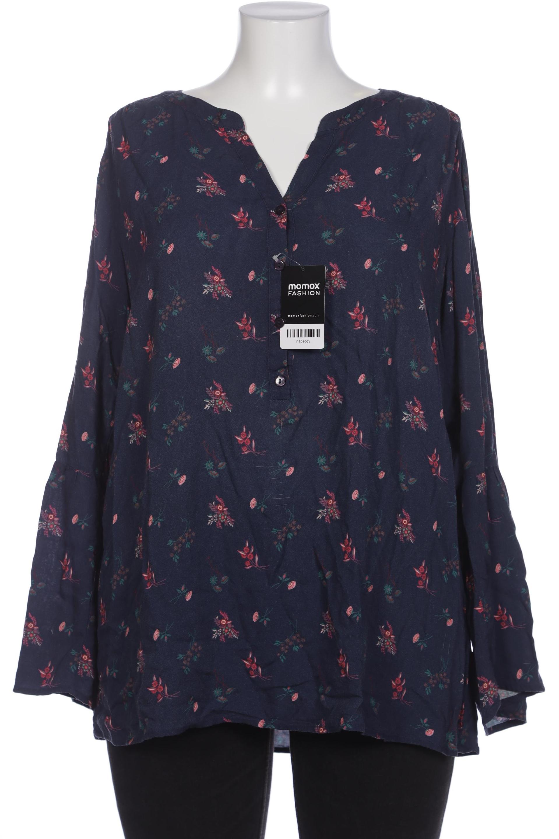 

sheego Damen Bluse, marineblau, Gr. 46
