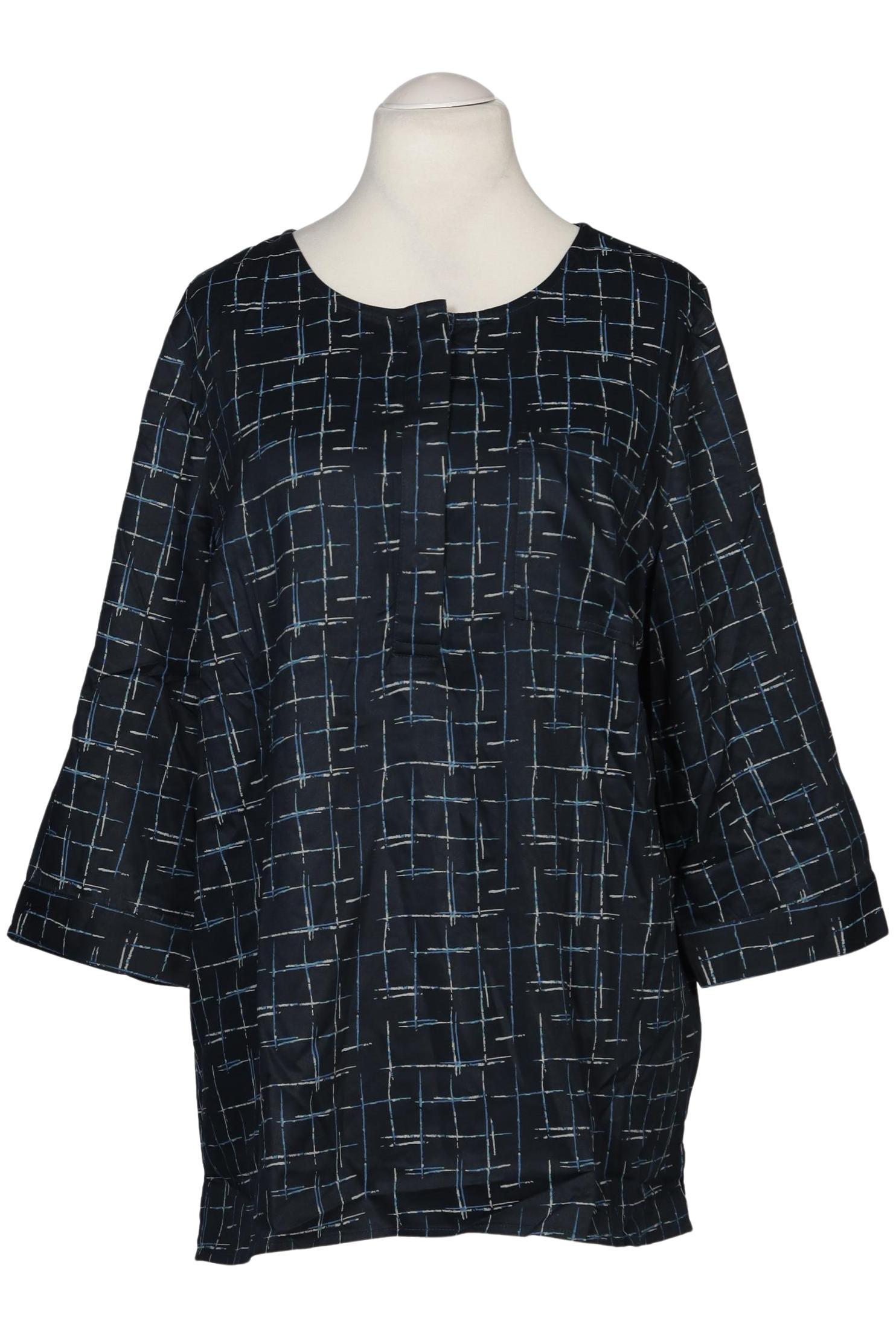 

sheego Damen Bluse, marineblau, Gr. 44