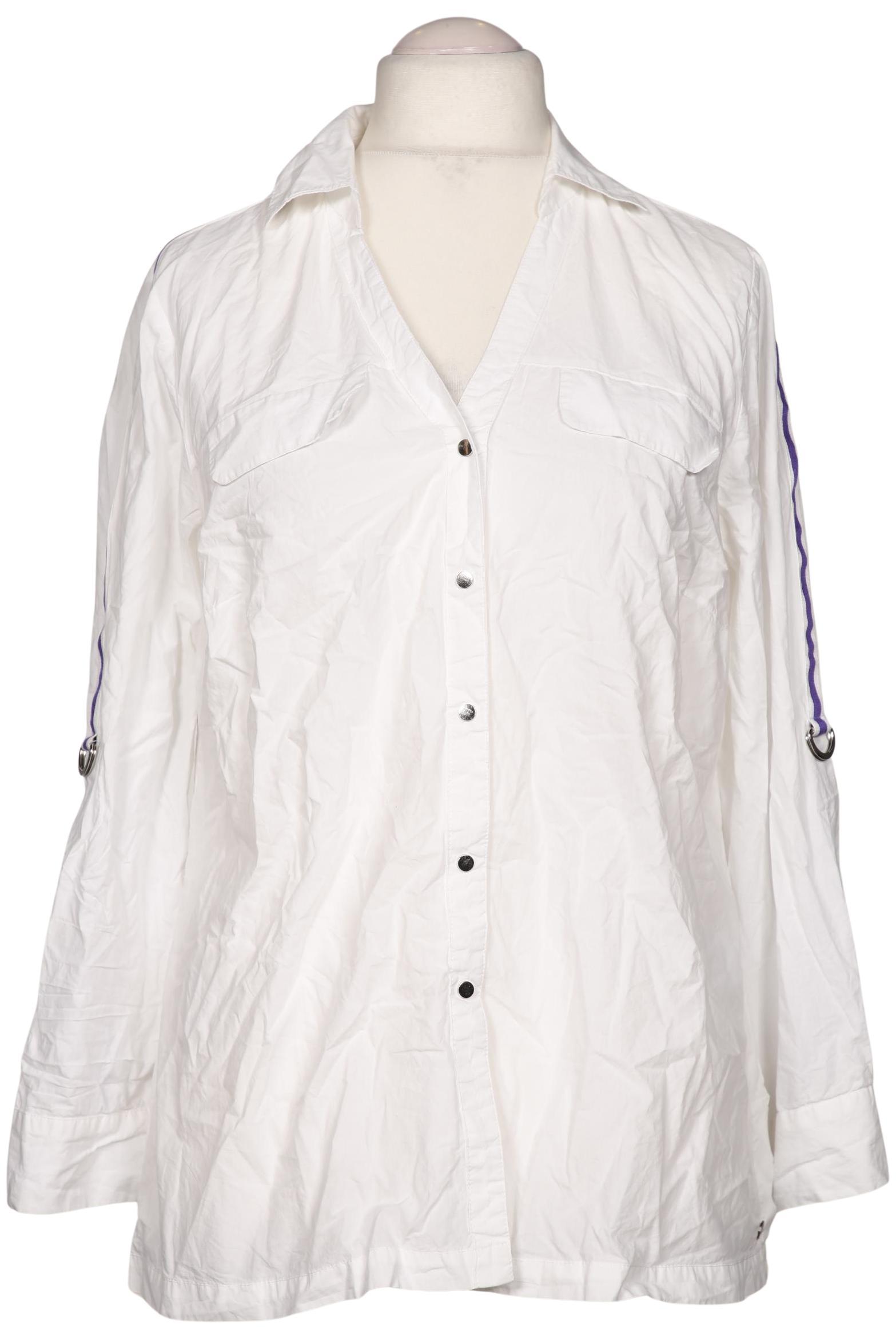 

sheego Damen Bluse, weiß, Gr. 44