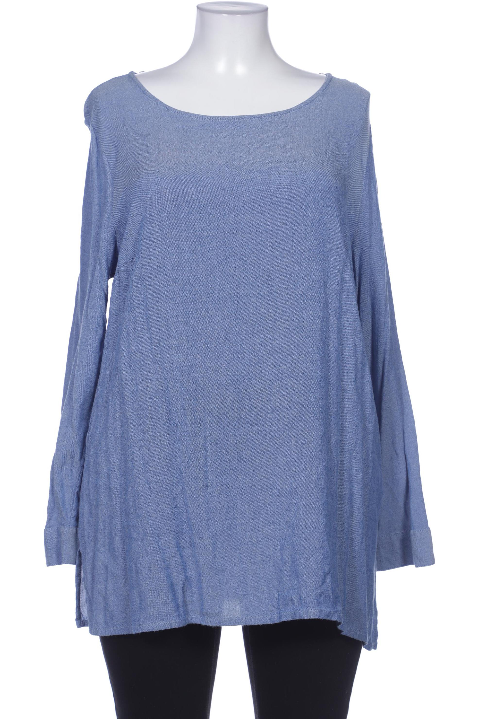 

sheego Damen Bluse, blau, Gr. 46