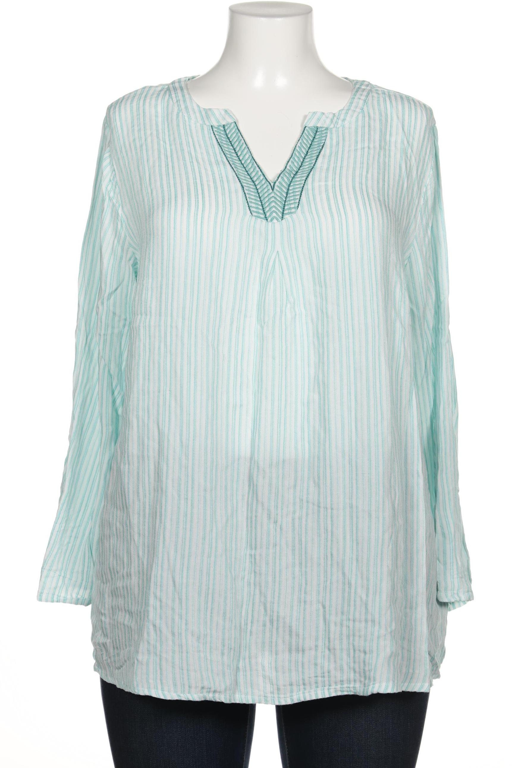 

sheego Damen Bluse, türkis, Gr. 46