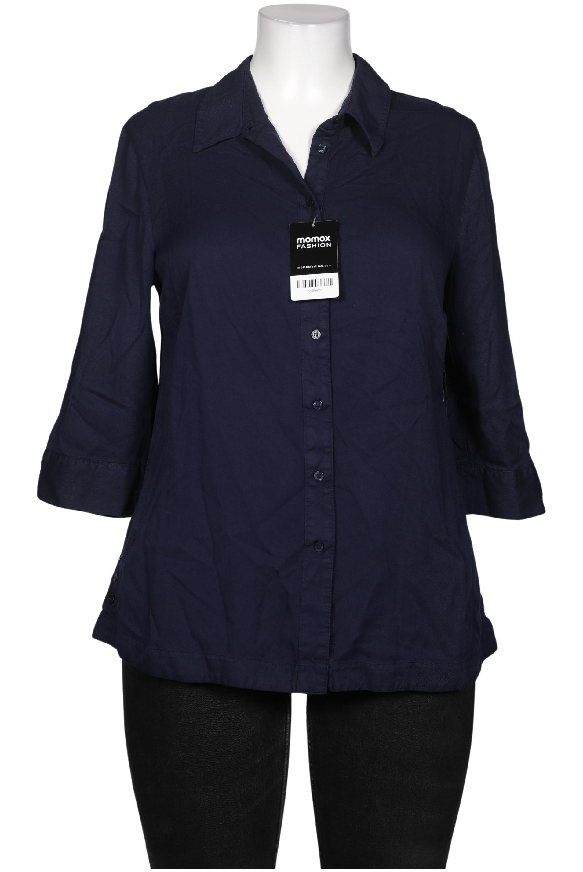 

sheego Damen Bluse, marineblau, Gr. 44