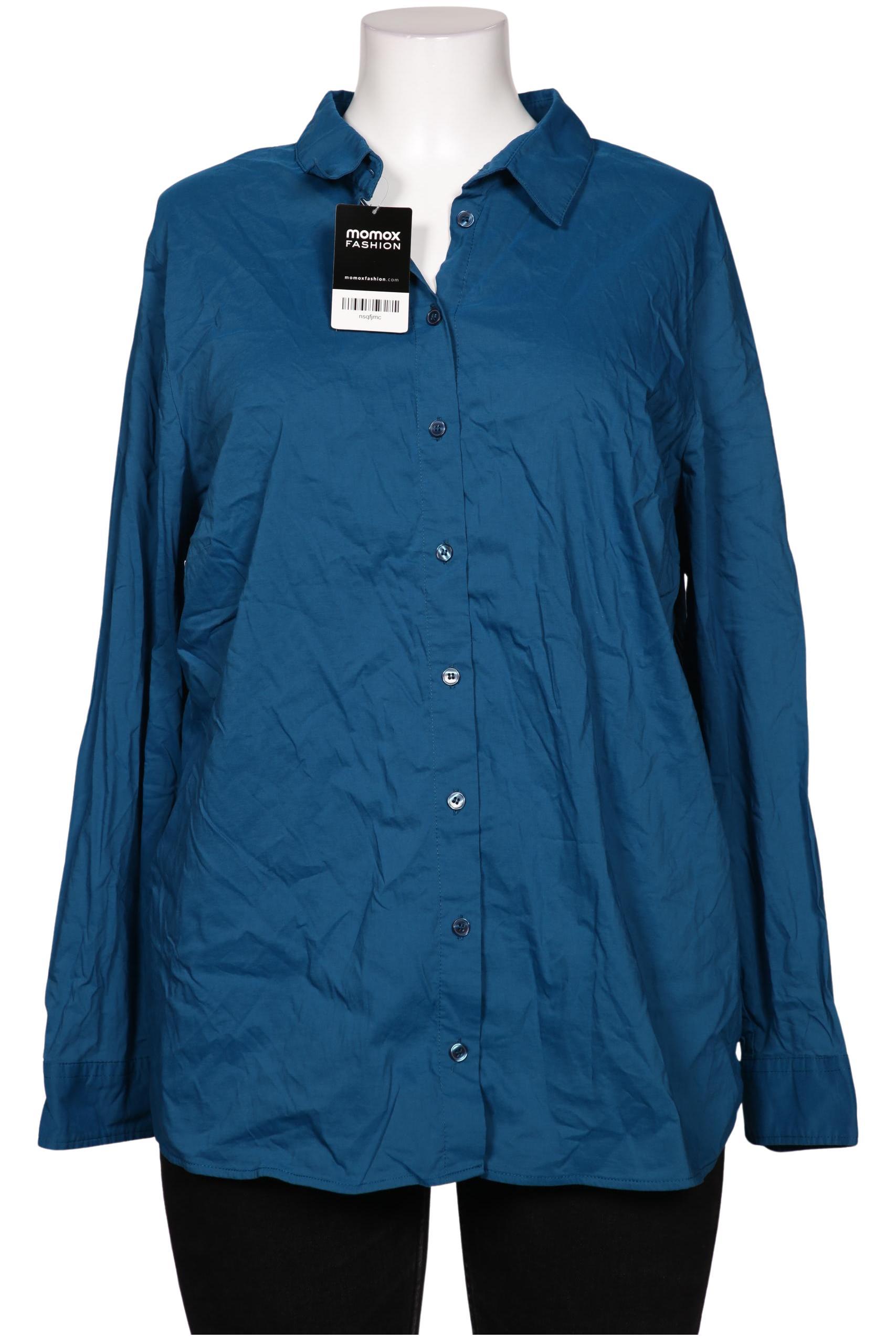 

sheego Damen Bluse, blau, Gr. 50