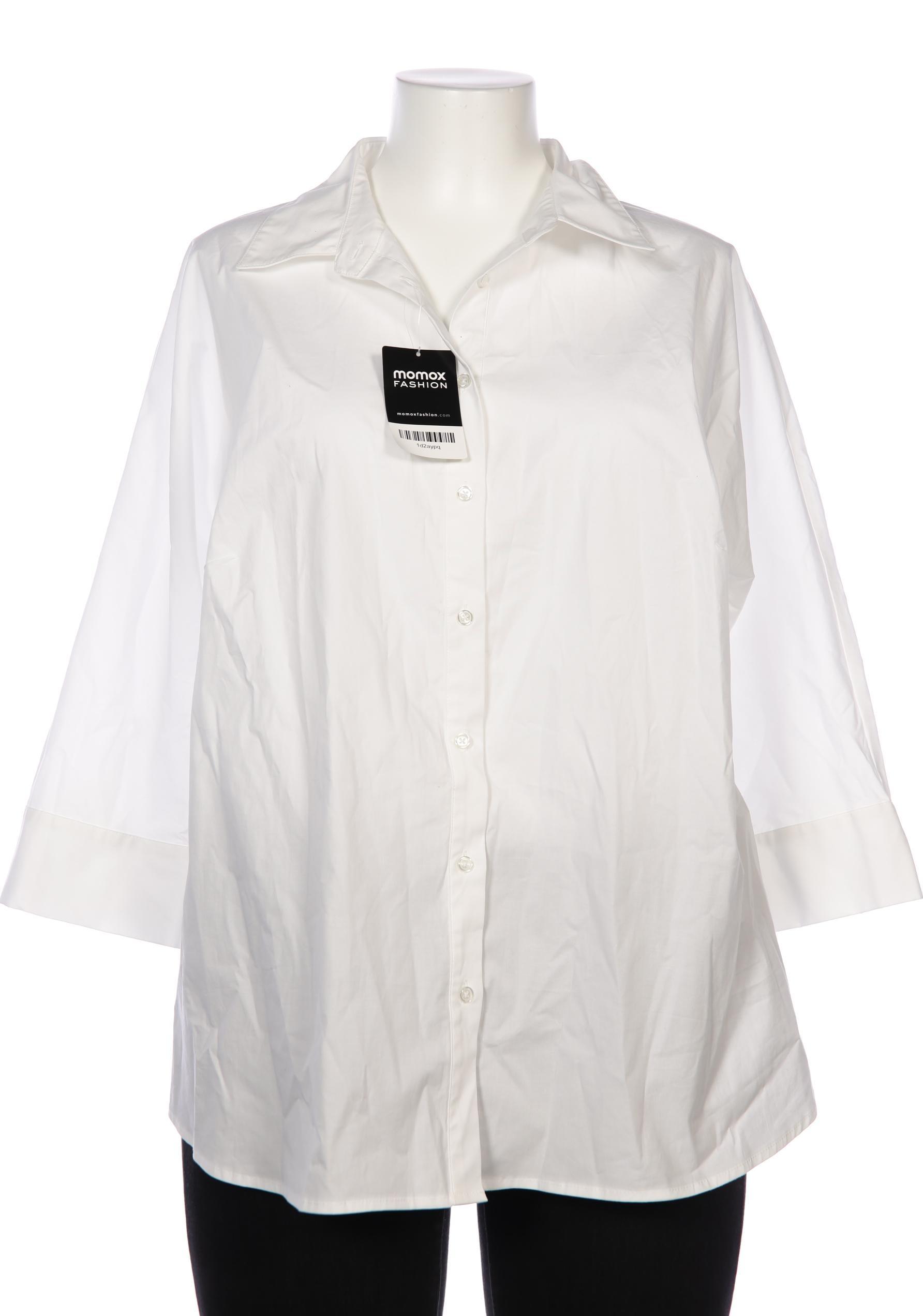 

sheego Damen Bluse, weiß, Gr. 46