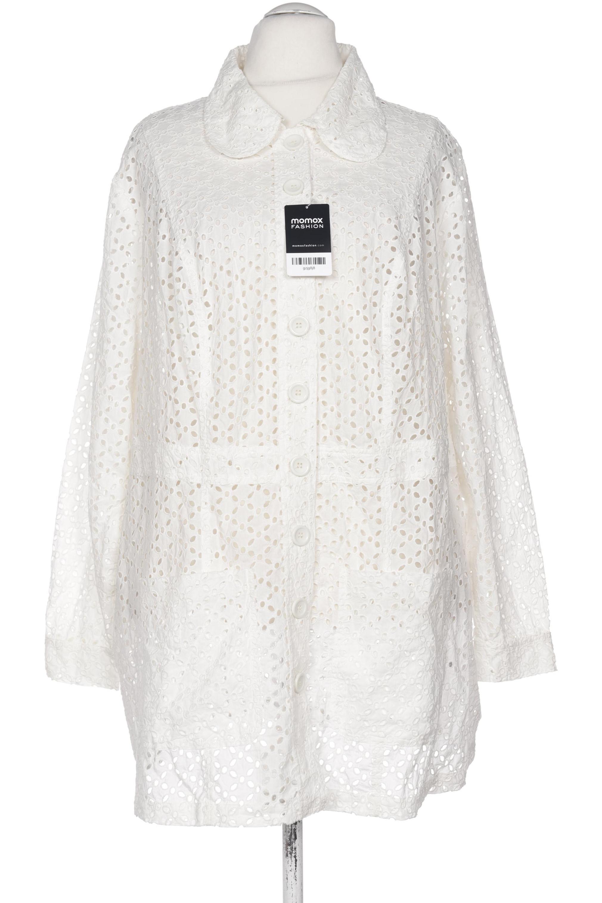 

sheego Damen Bluse, weiß