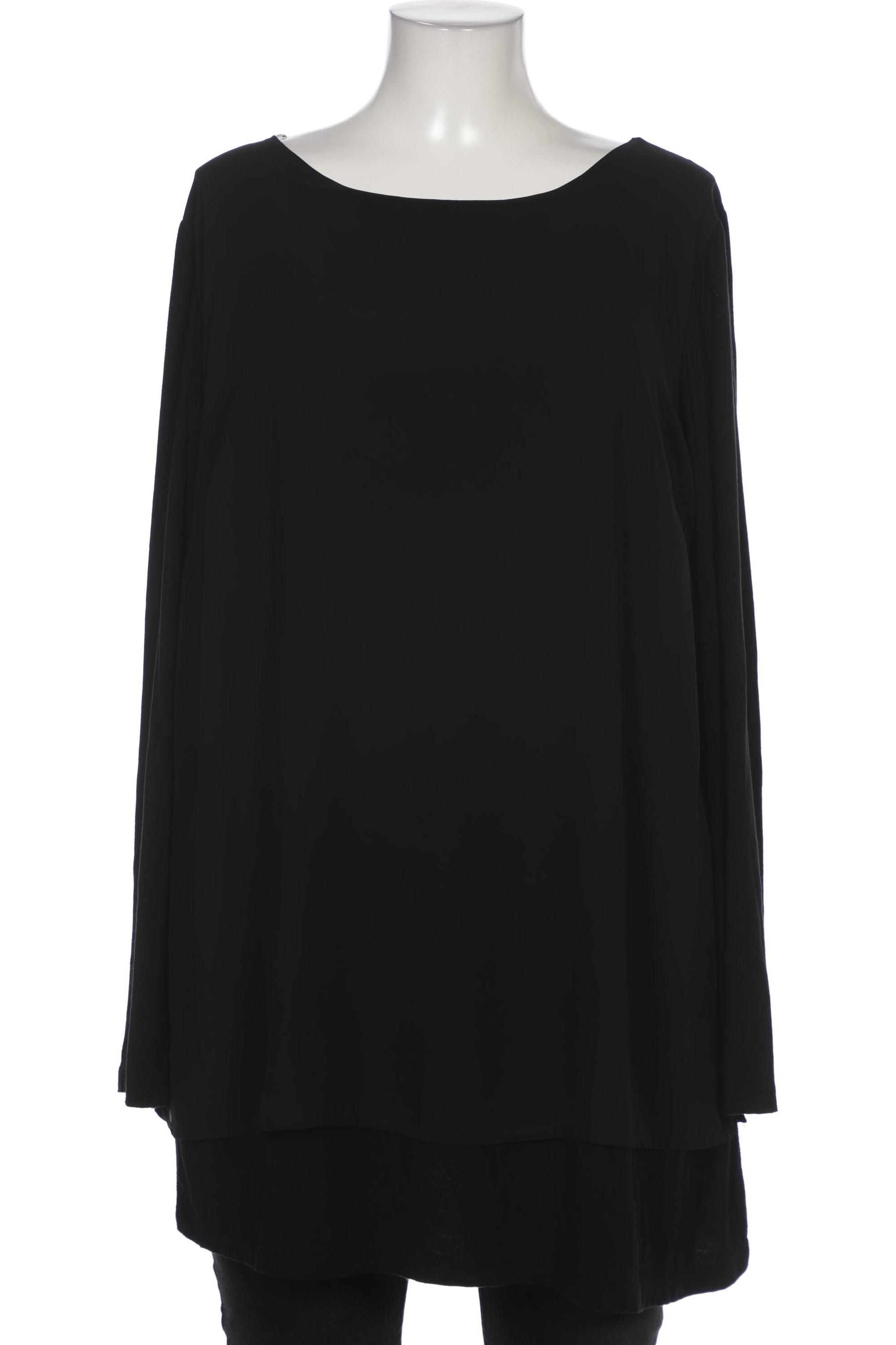 

sheego Damen Bluse, schwarz, Gr. 48