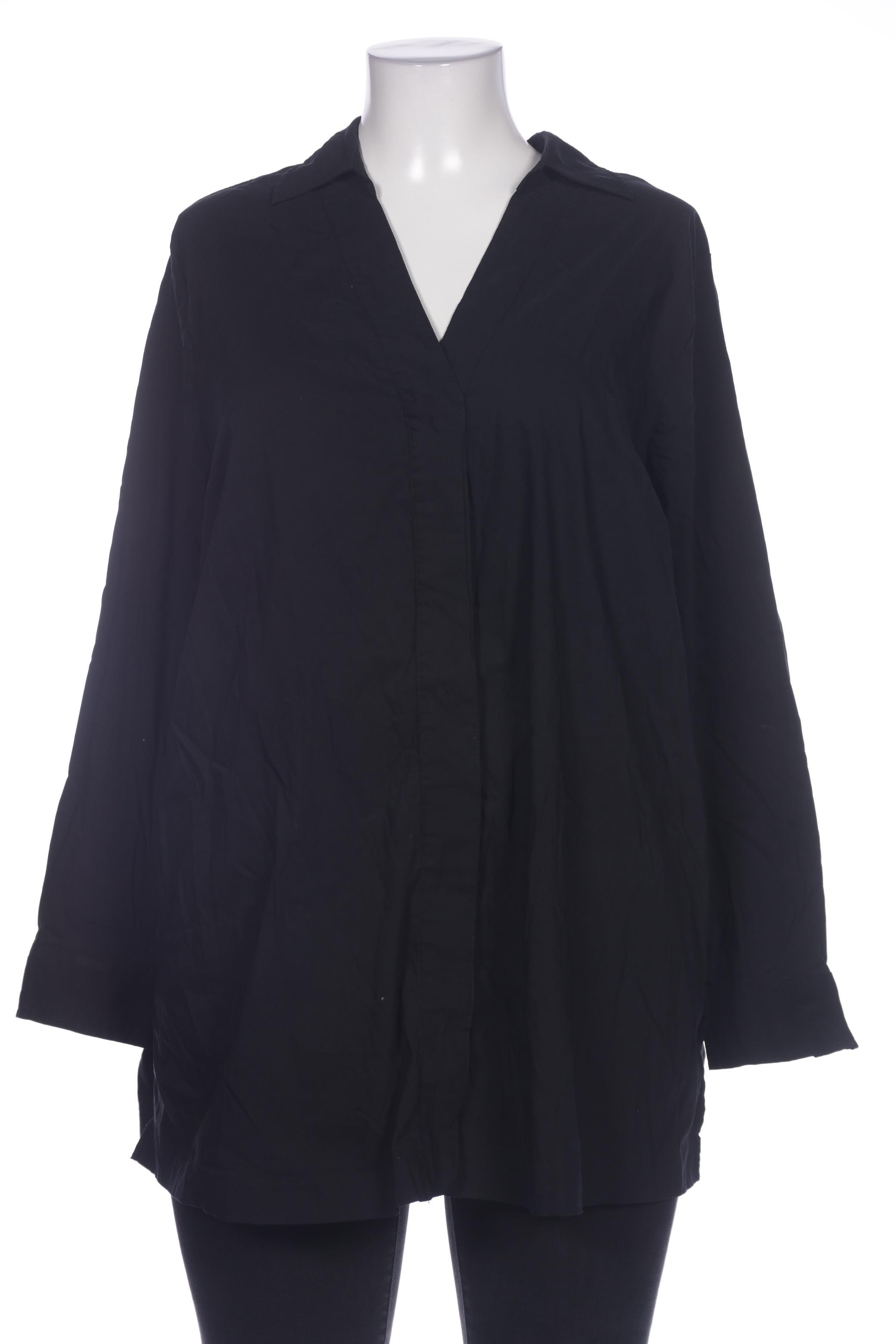 

sheego Damen Bluse, schwarz, Gr. 48