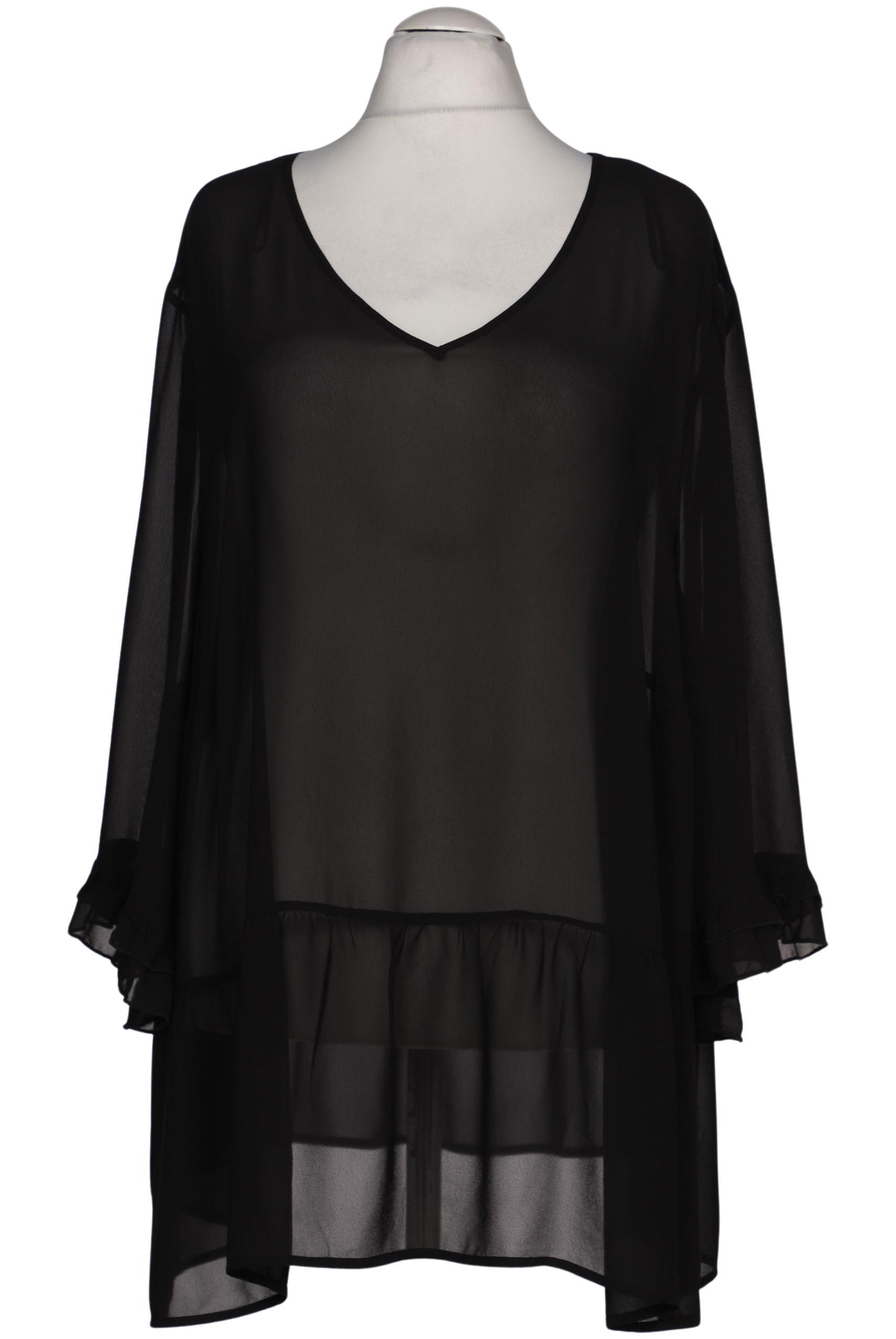 

sheego Damen Bluse, schwarz, Gr. 54