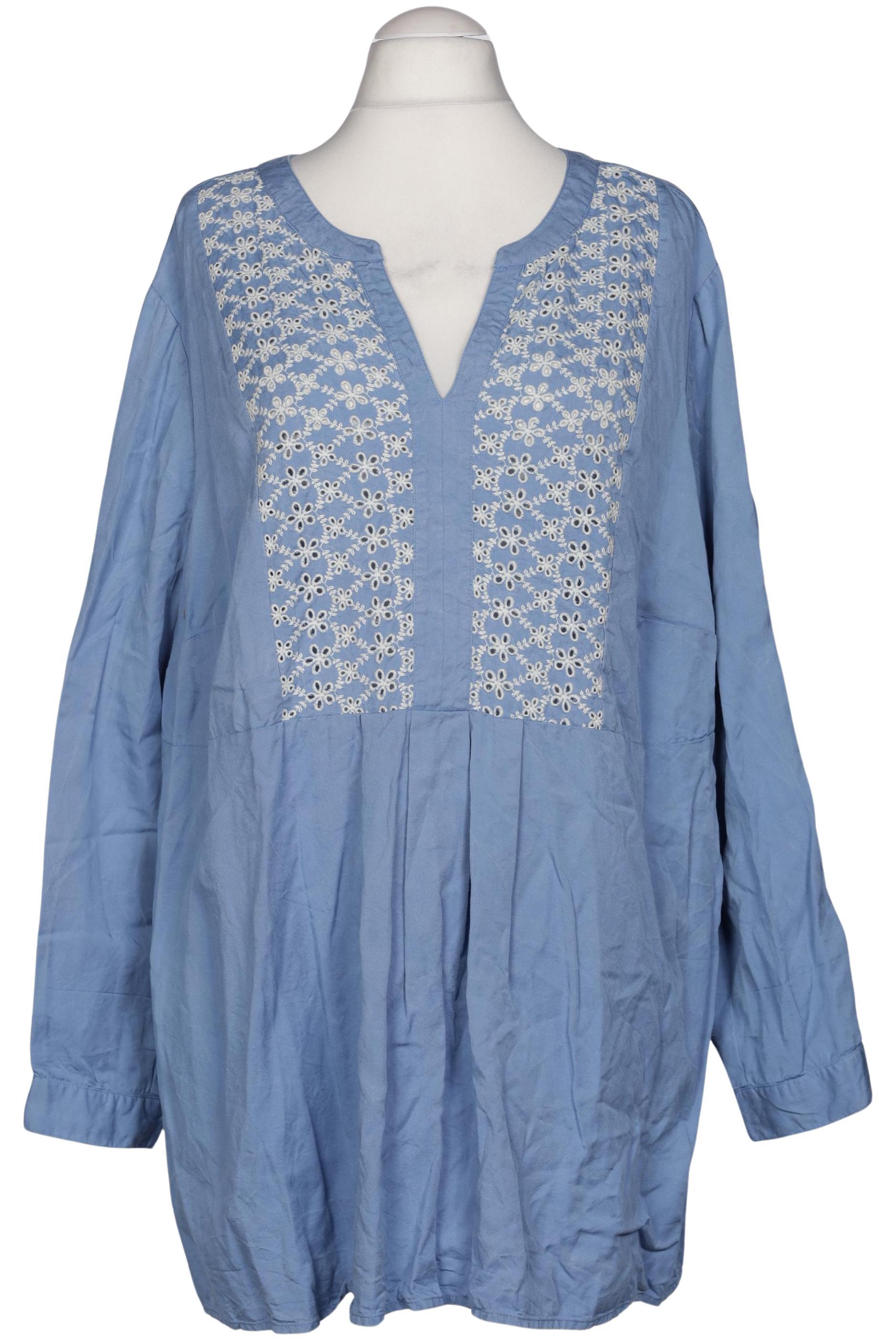 

sheego Damen Bluse, hellblau, Gr. 54