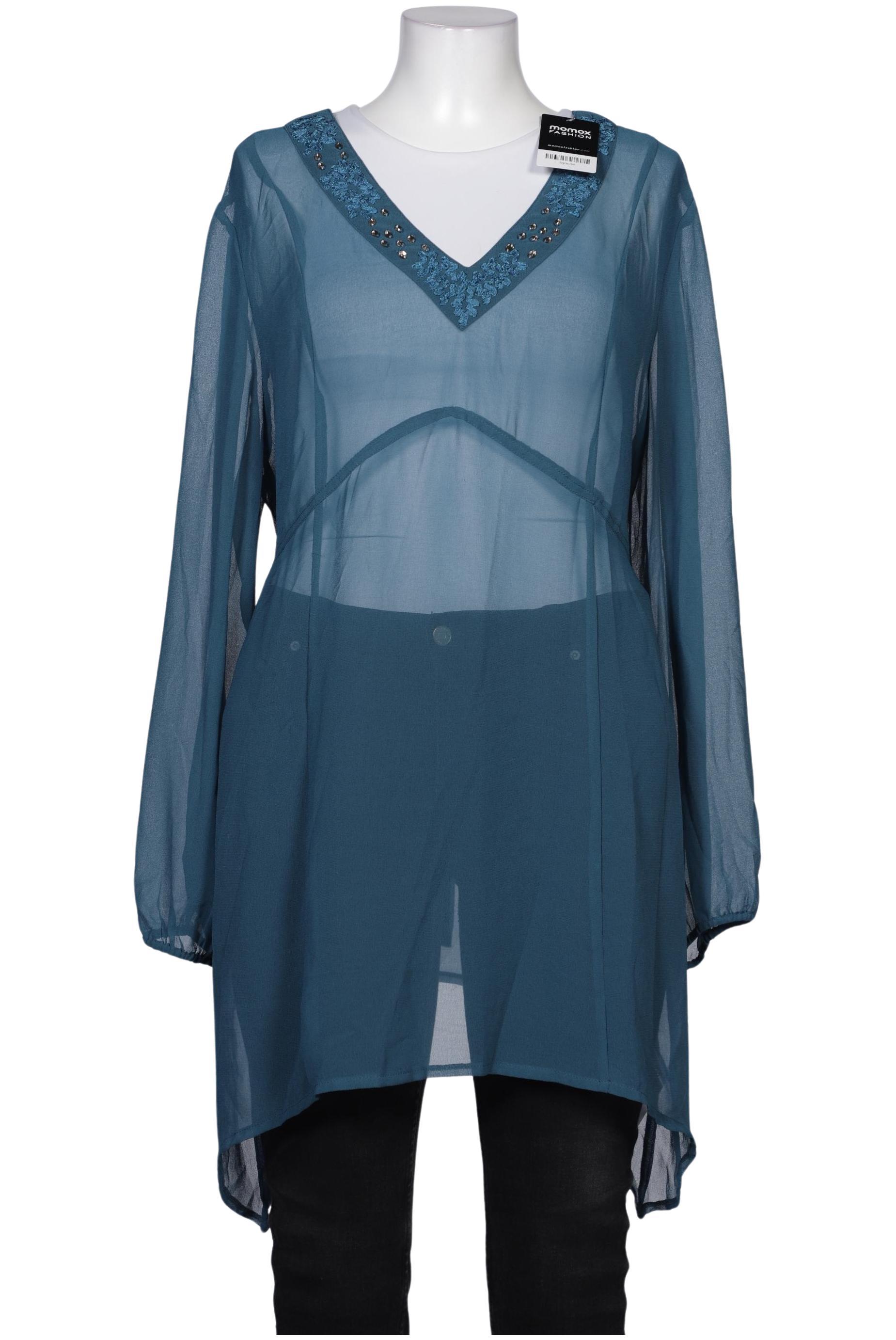 

sheego Damen Bluse, türkis, Gr. 48