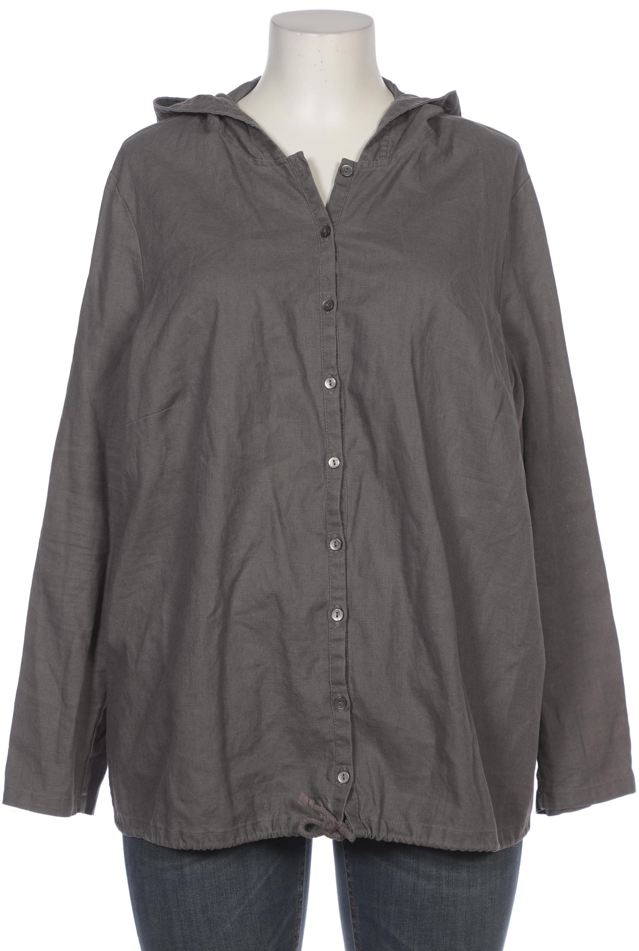 

sheego Damen Bluse, grau